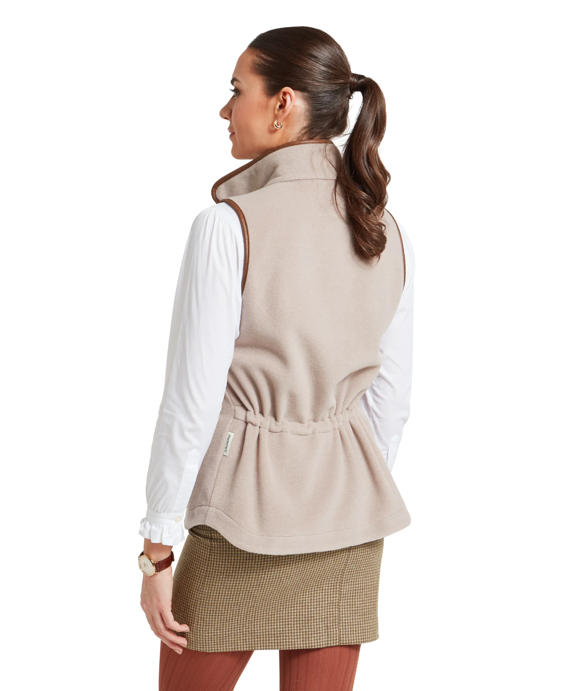 Lyndon Fleece Gilet - Mushroom - Image 11