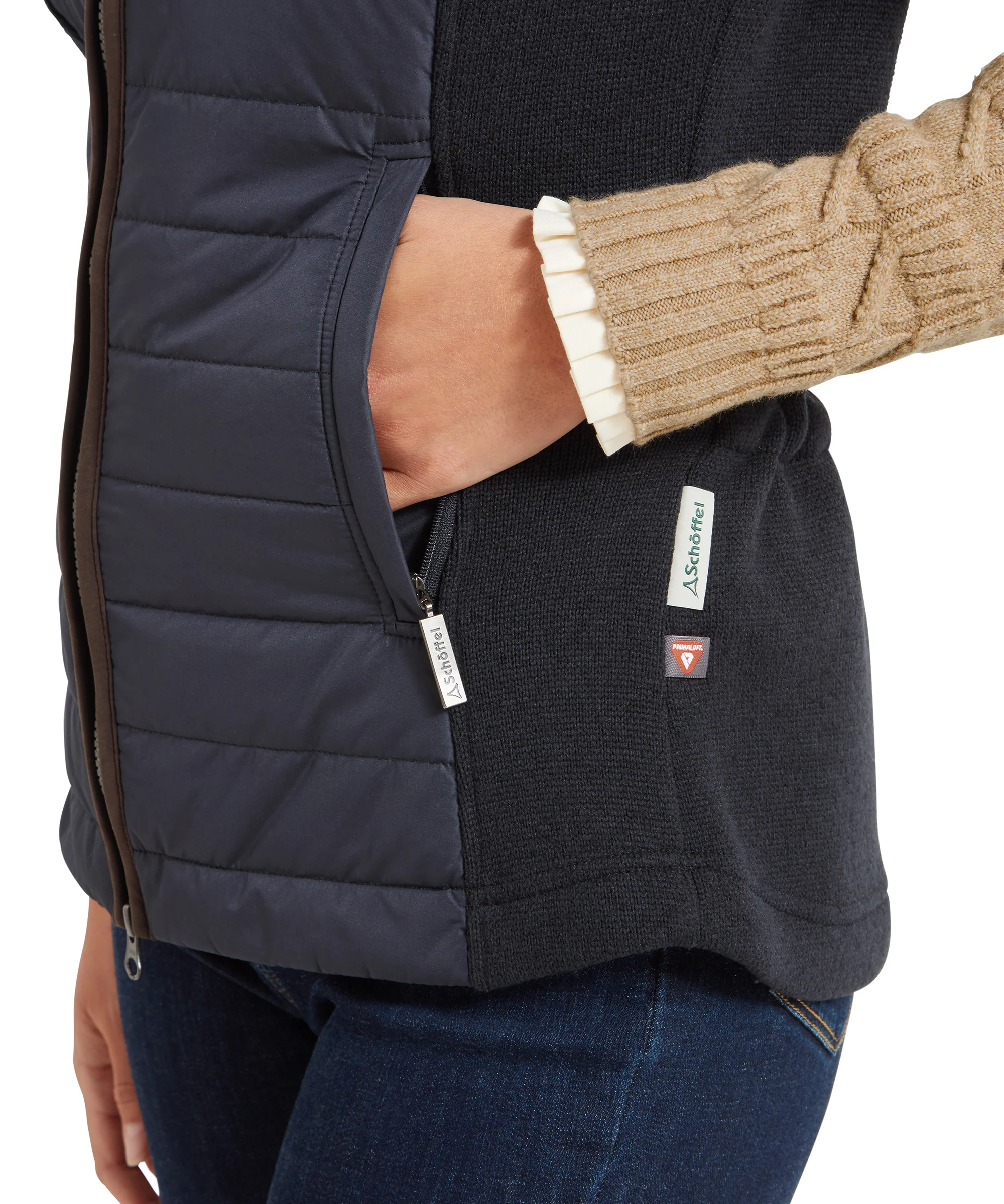 Lyndon Hybrid Gilet - Petrol Blue - Image 6
