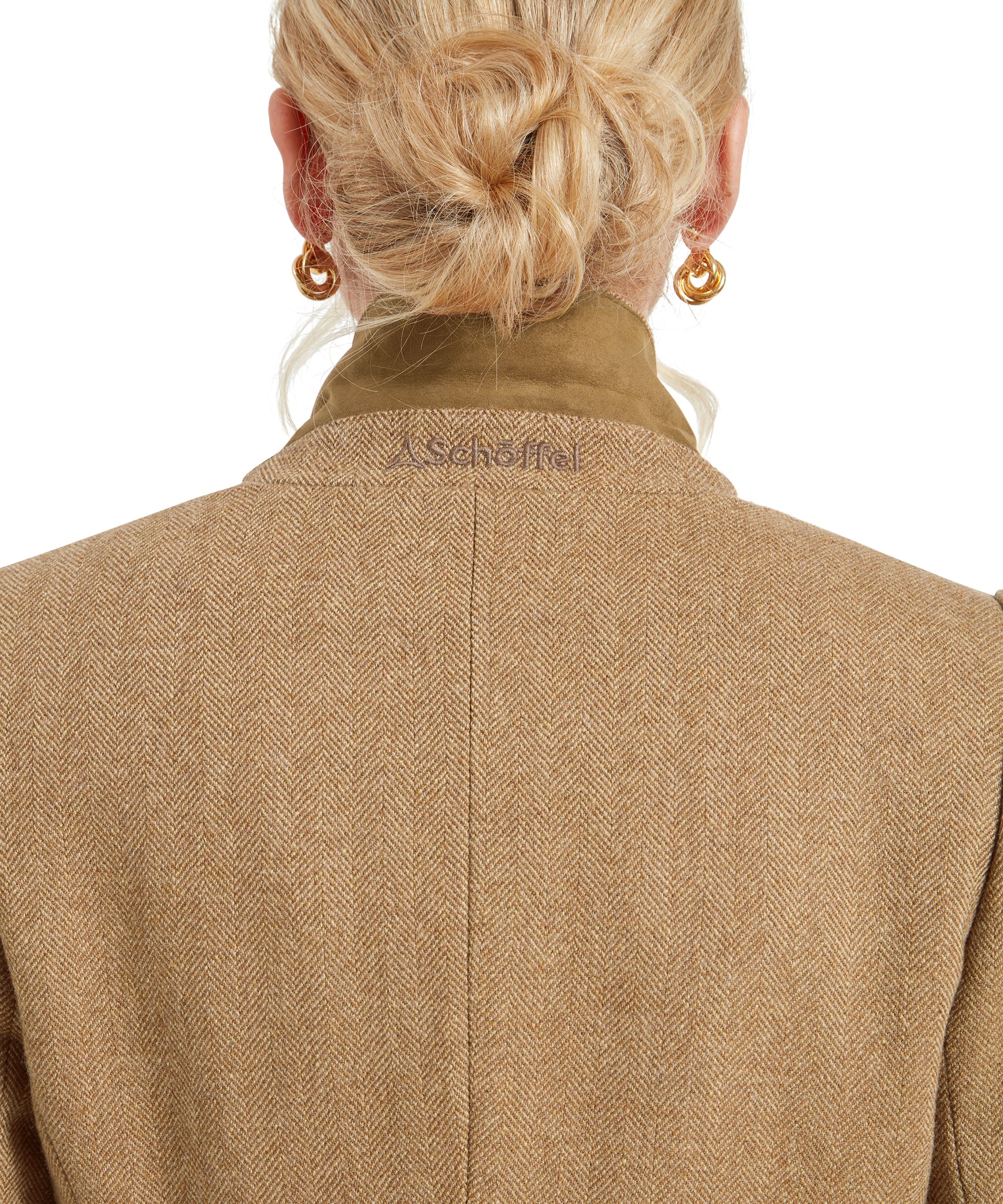 Moray Tweed Jacket - Oak Herringbone Tweed - Image 10