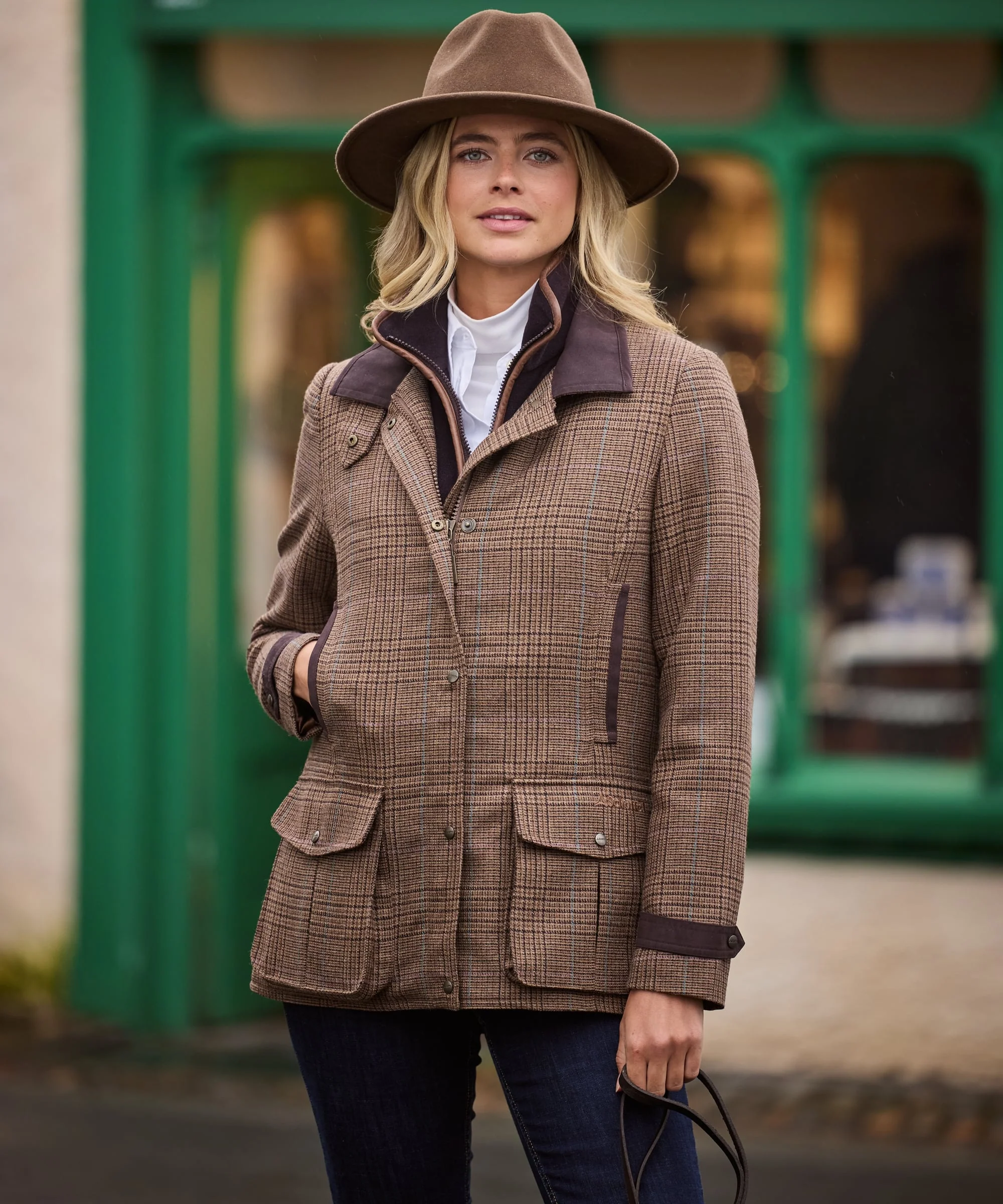 Murra Tweed Coat - Teviot Tweed - Image 2