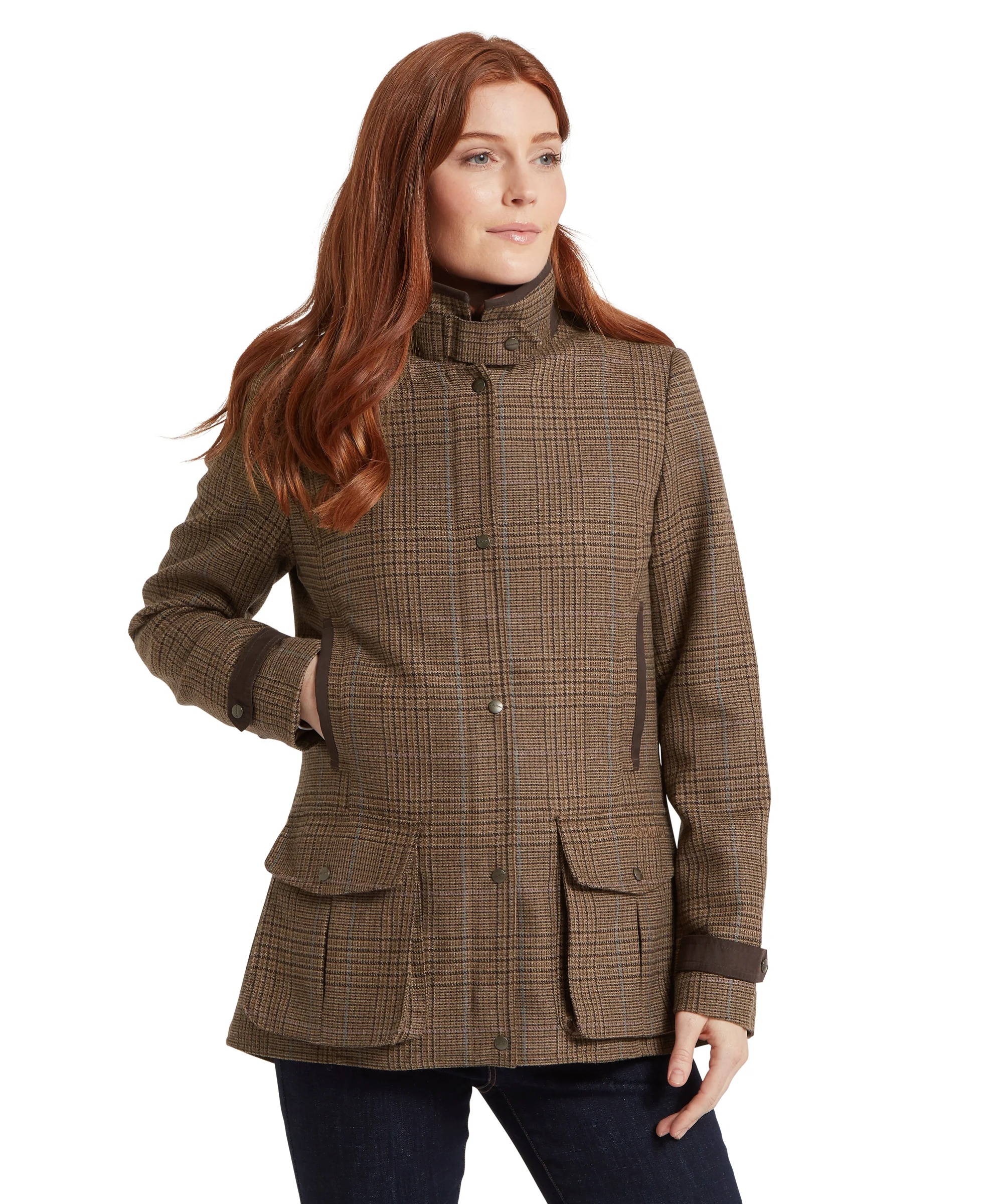 Murra Tweed Coat - Teviot Tweed - Image 3