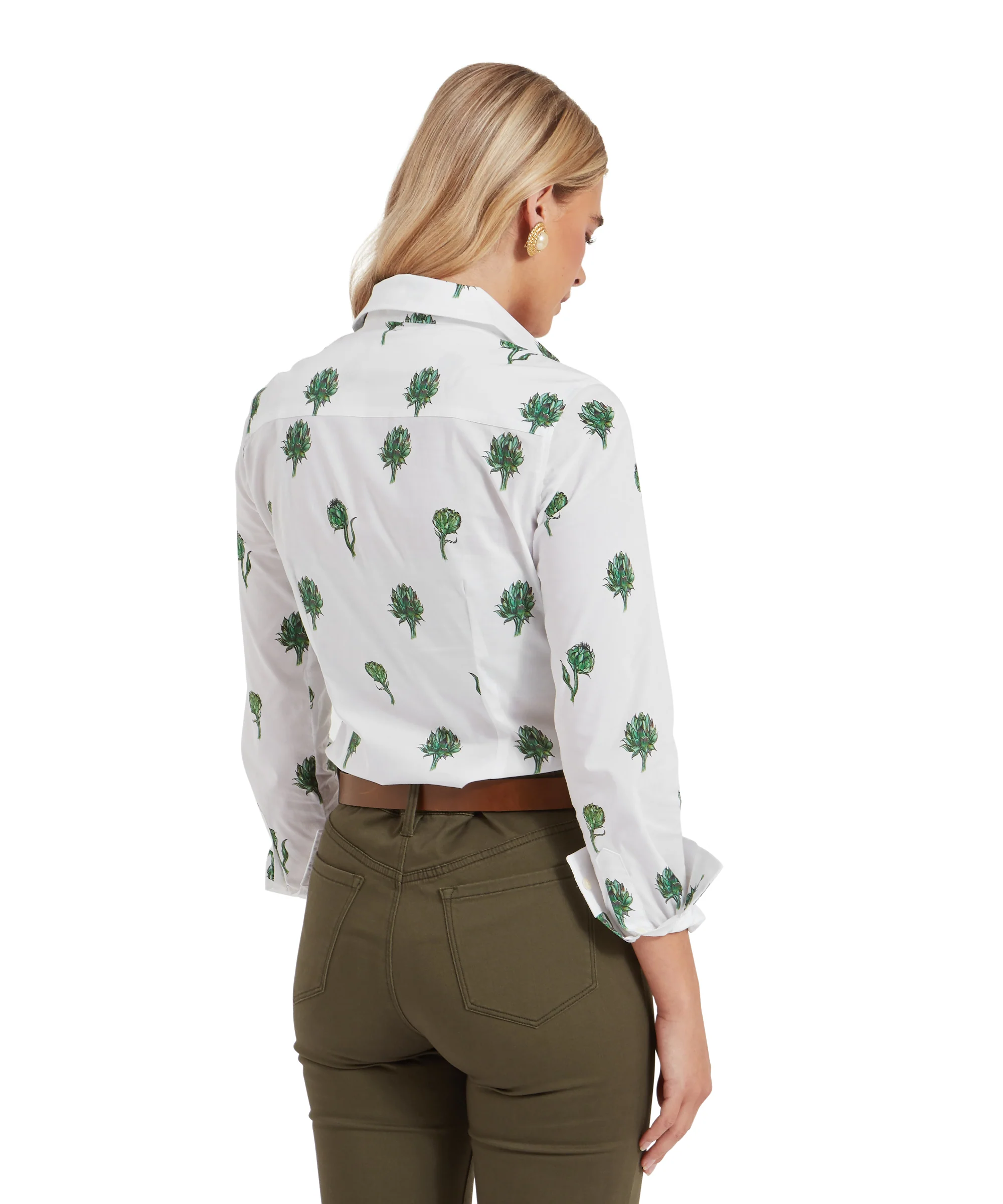 Norfolk Shirt - Artichoke Print - Image 5