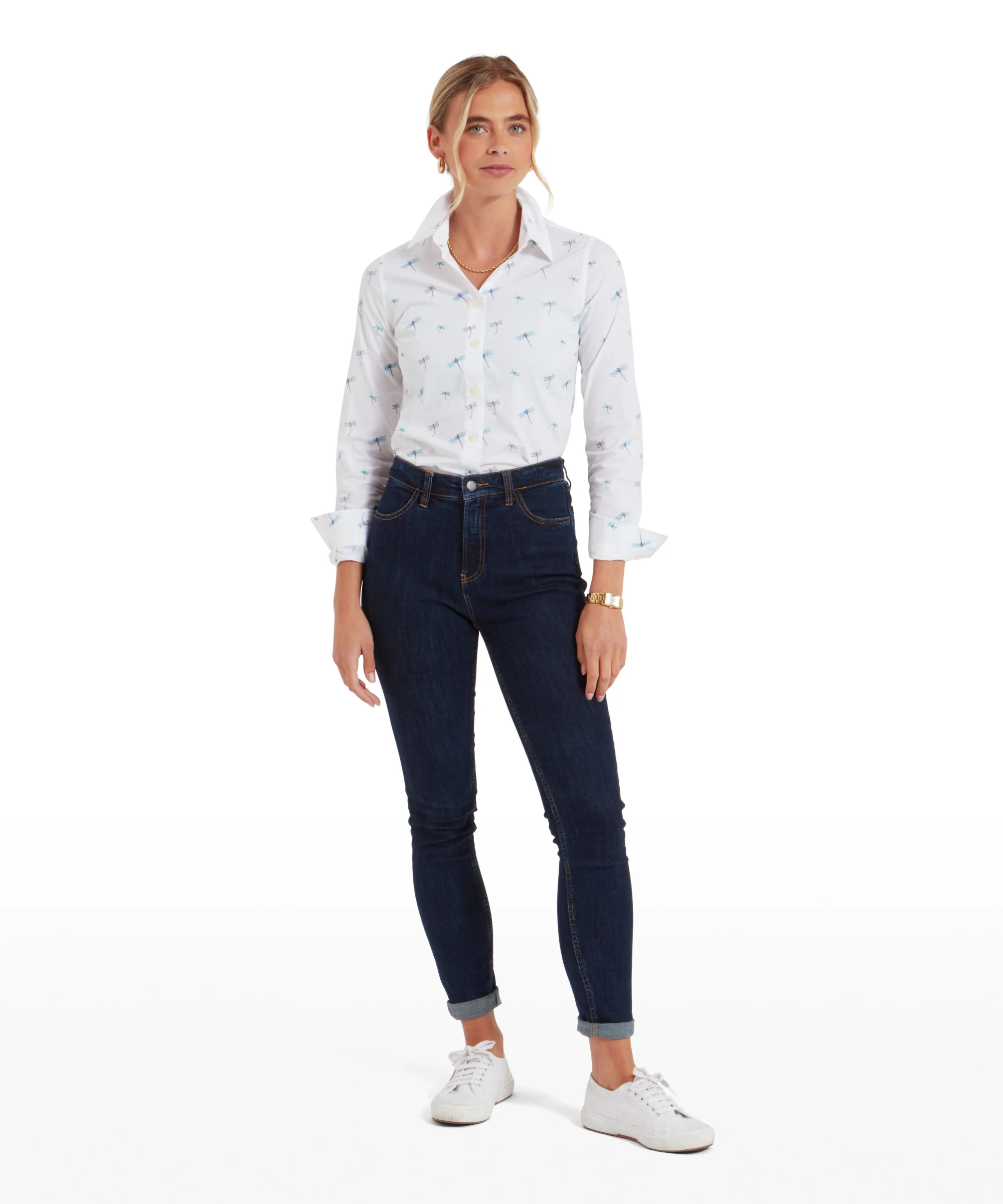 Norfolk Shirt - Dragonfly Print - Image 3