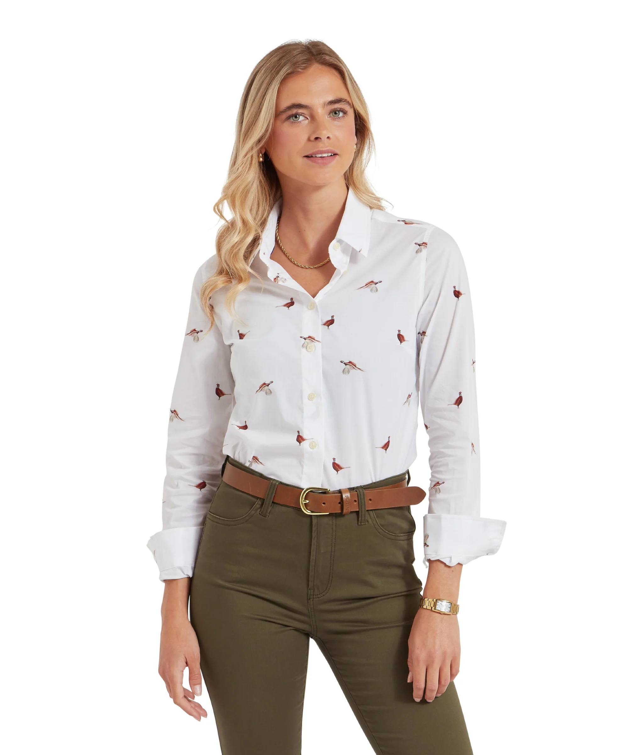 Norfolk Shirt - Pheasant Print - Image 2