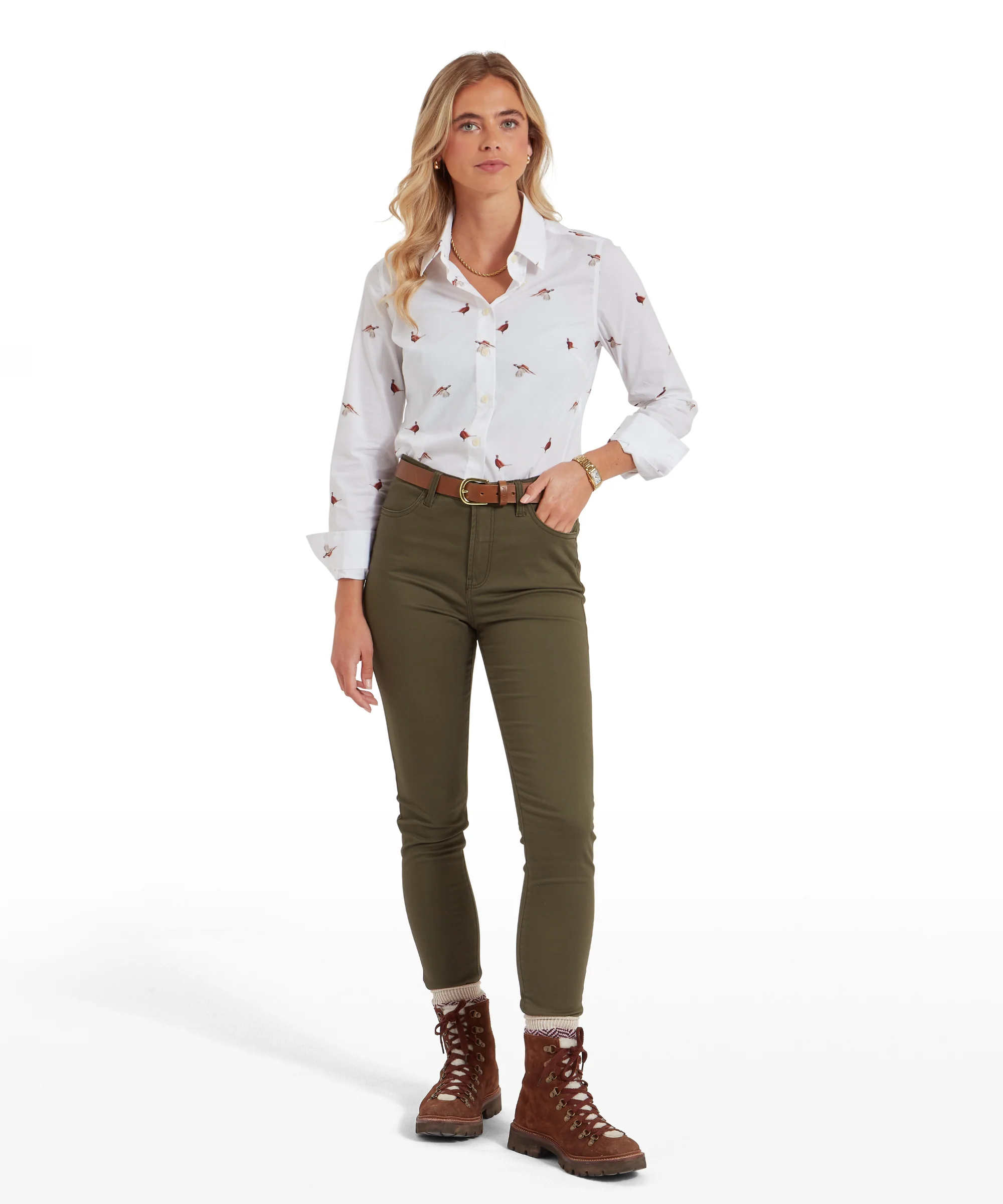 Norfolk Shirt - Pheasant Print - Image 3