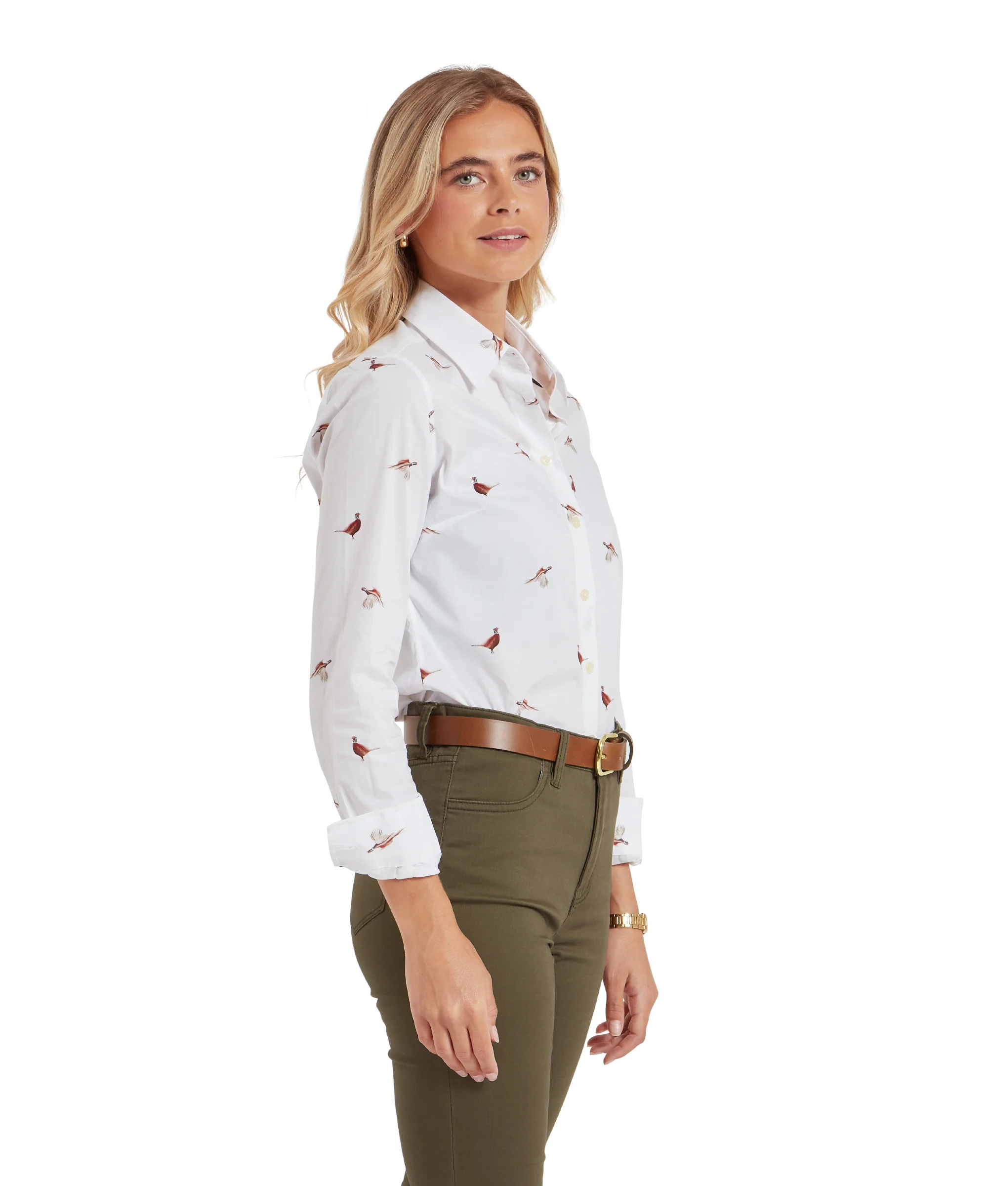 Norfolk Shirt - Pheasant Print - Image 4