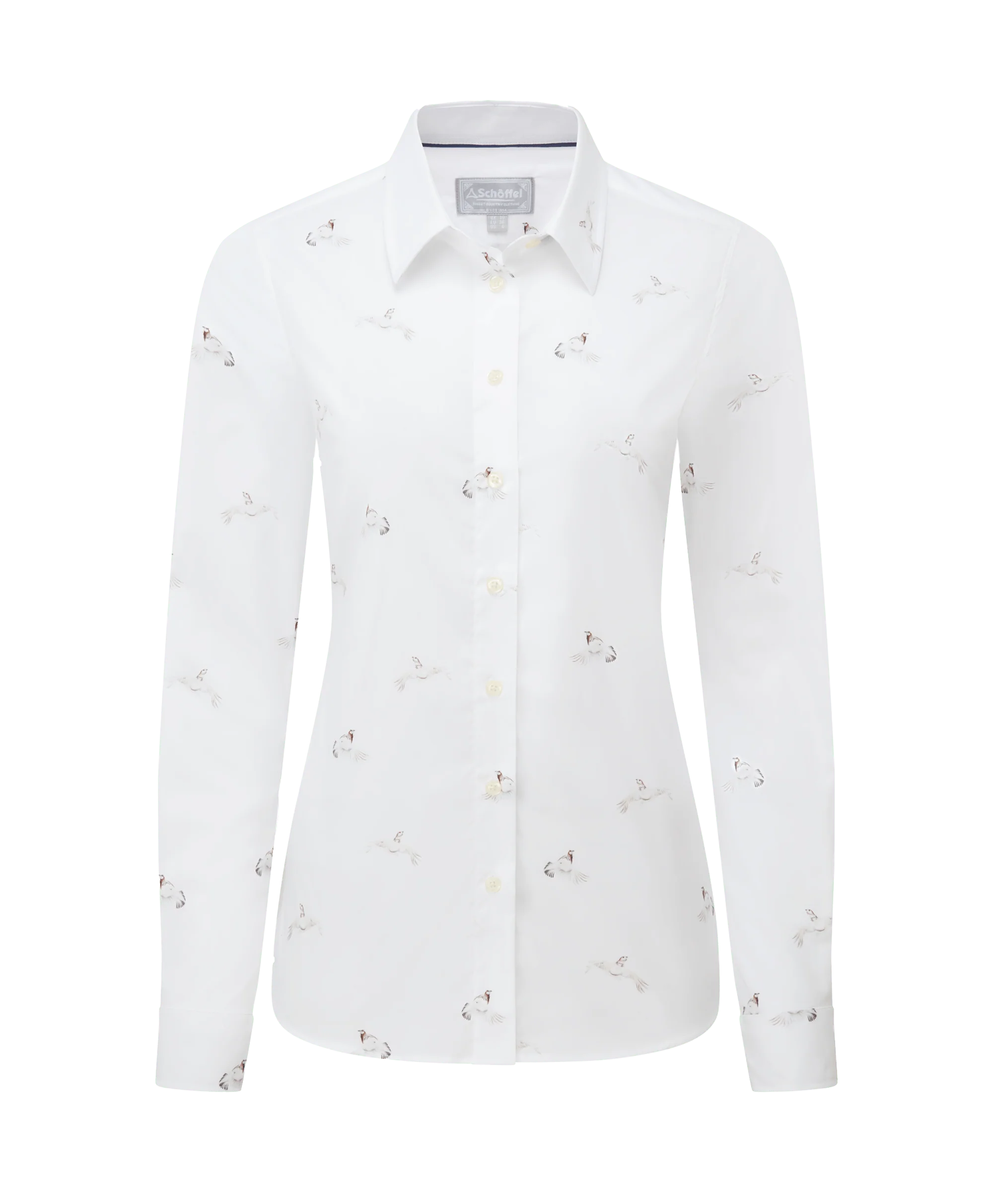 Norfolk Shirt - Ptarmigan Print