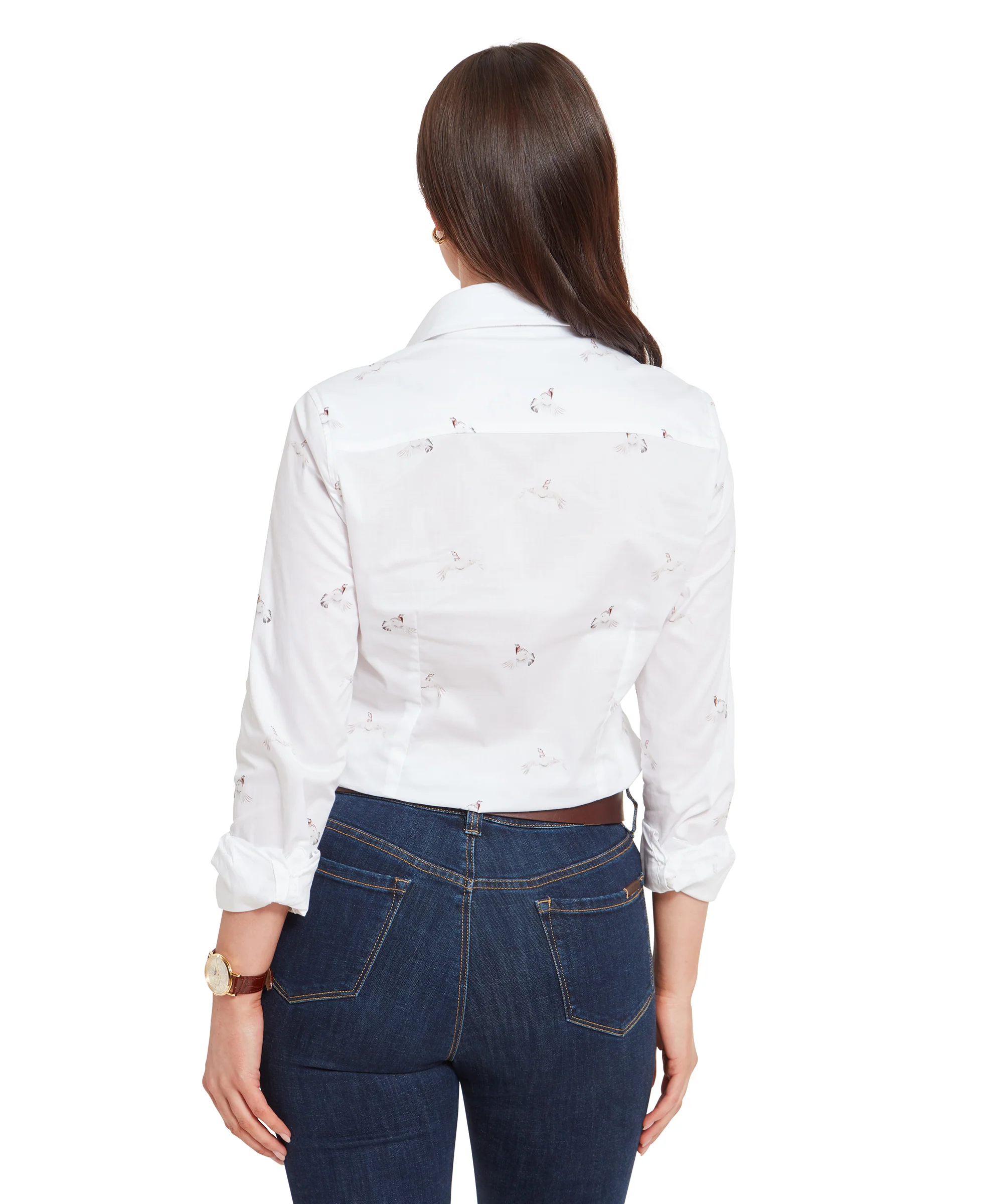 Norfolk Shirt - Ptarmigan Print - Image 5