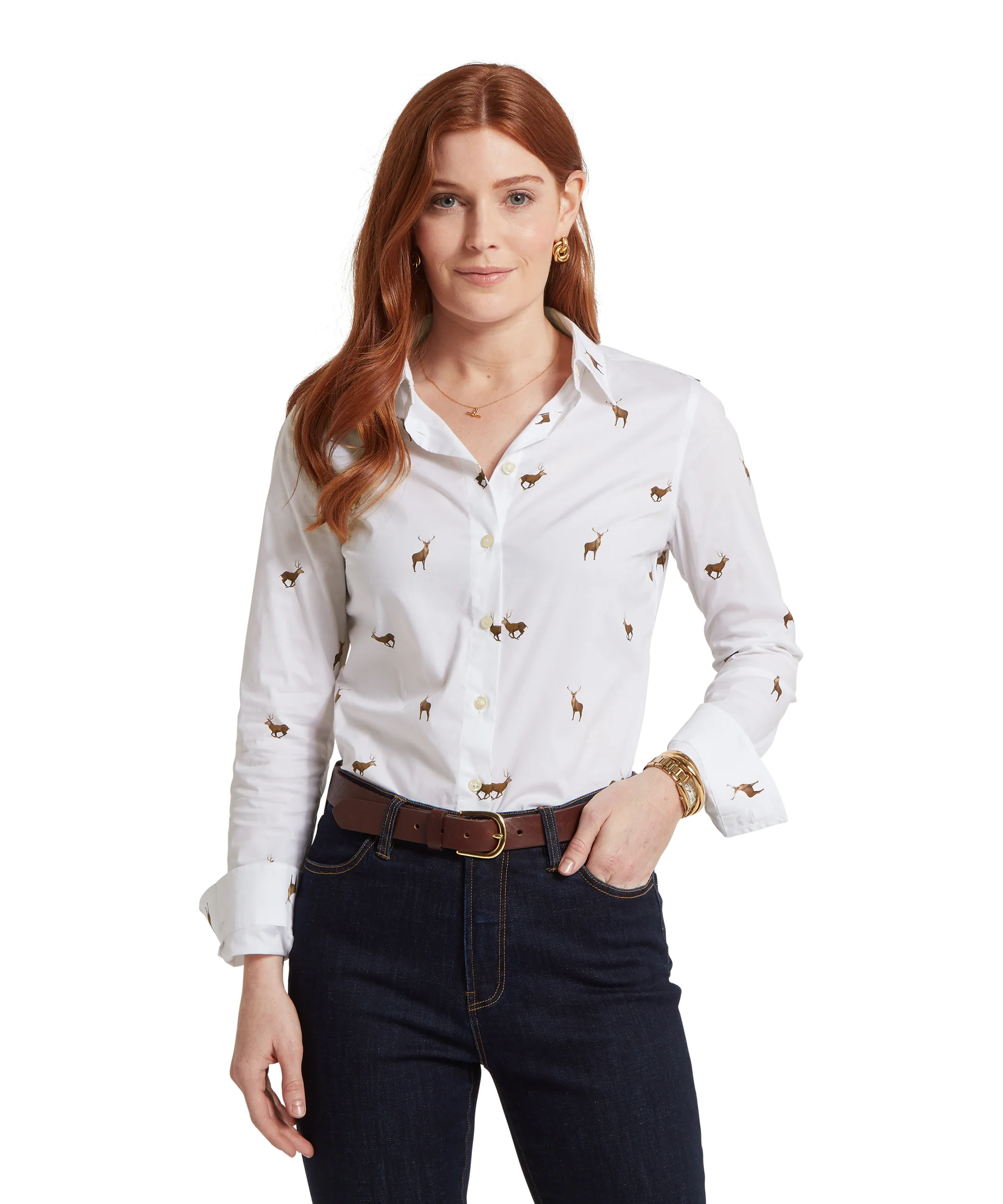 Norfolk Shirt - Stag Print - Image 2