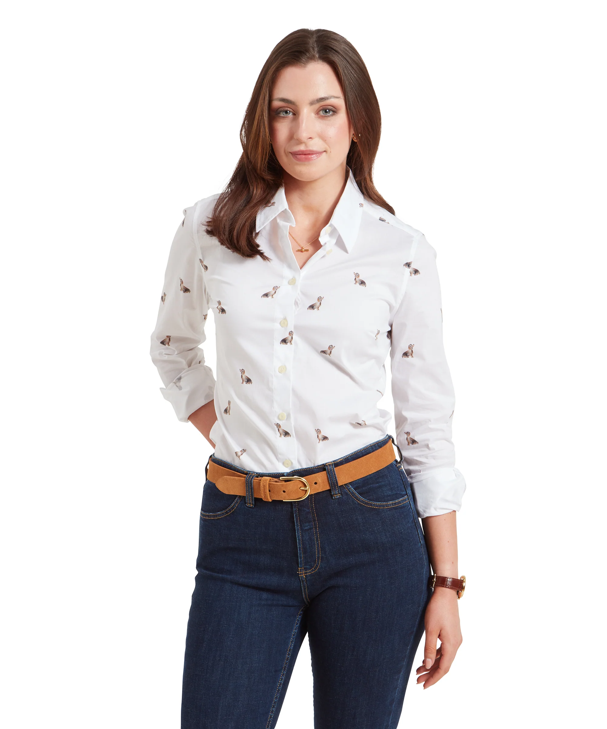 Norfolk Shirt - Teckel Print - Image 2