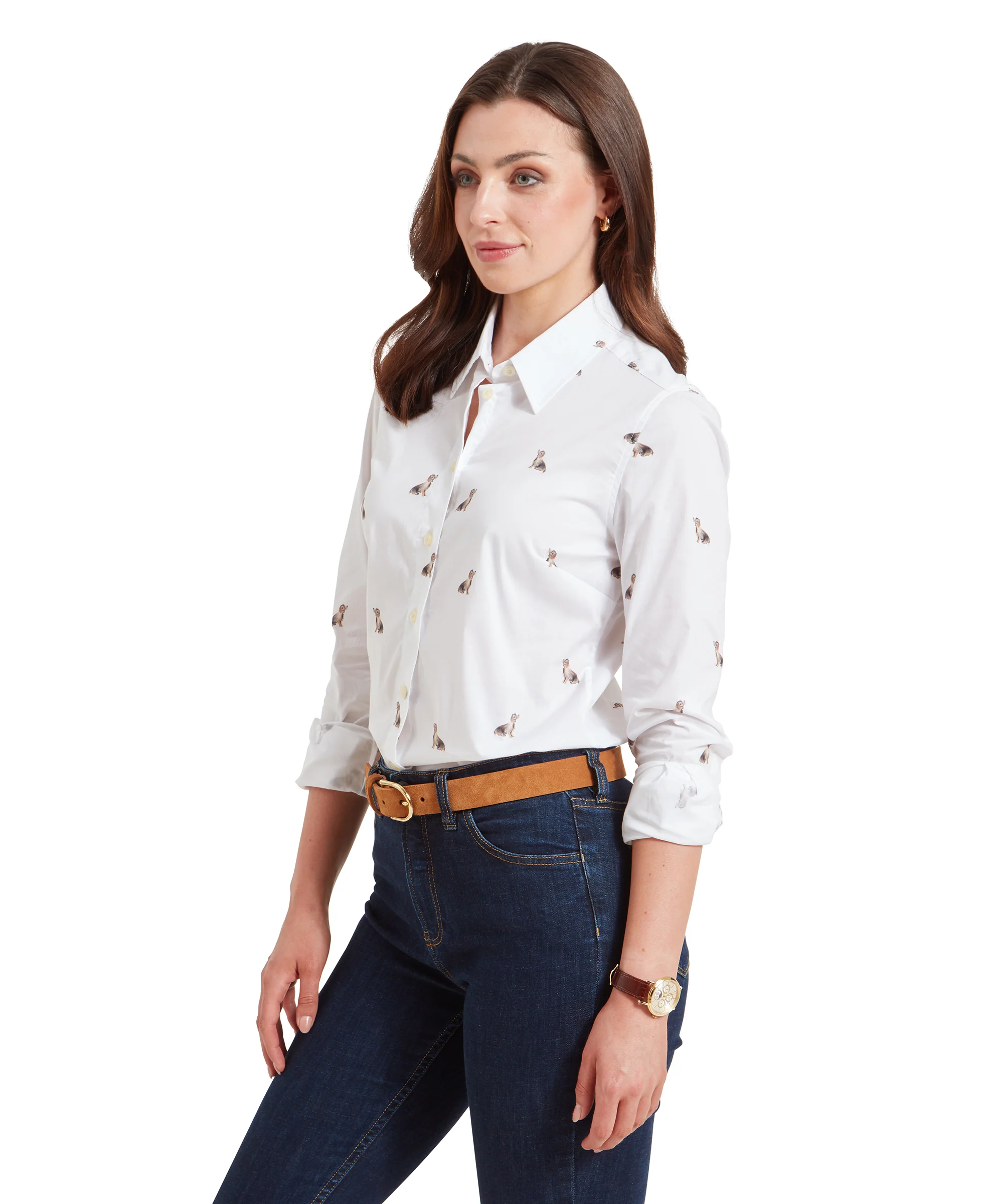 Norfolk Shirt - Teckel Print - Image 4