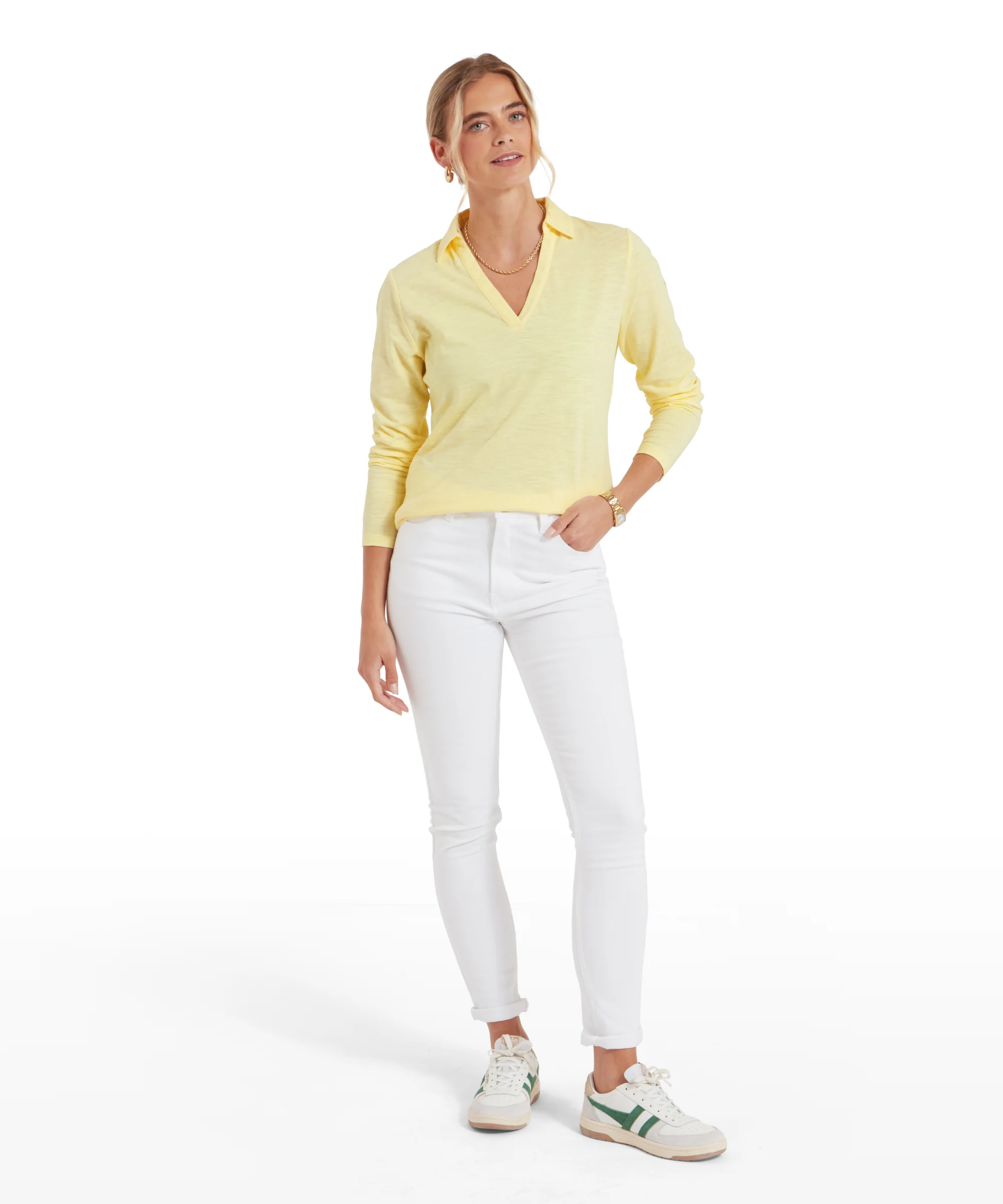 Pentle Bay Top - Pale Lemon - Image 3