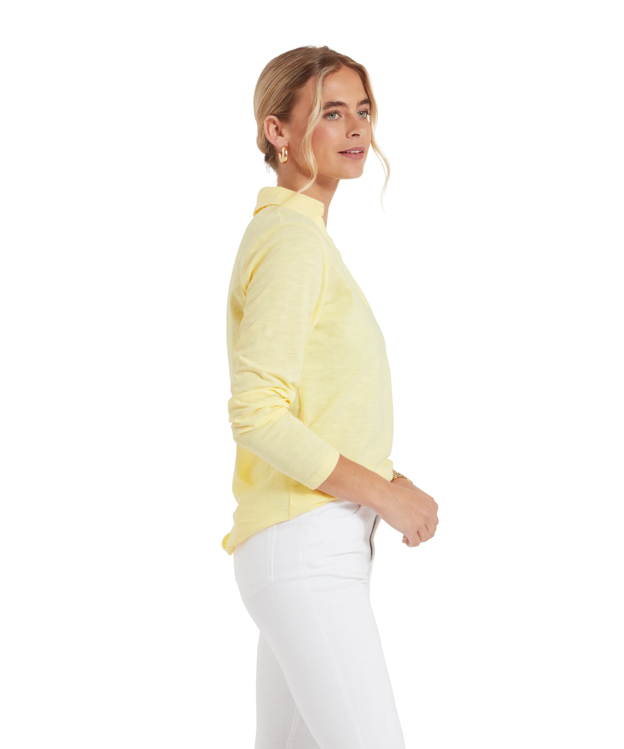 Pentle Bay Top - Pale Lemon - Image 4
