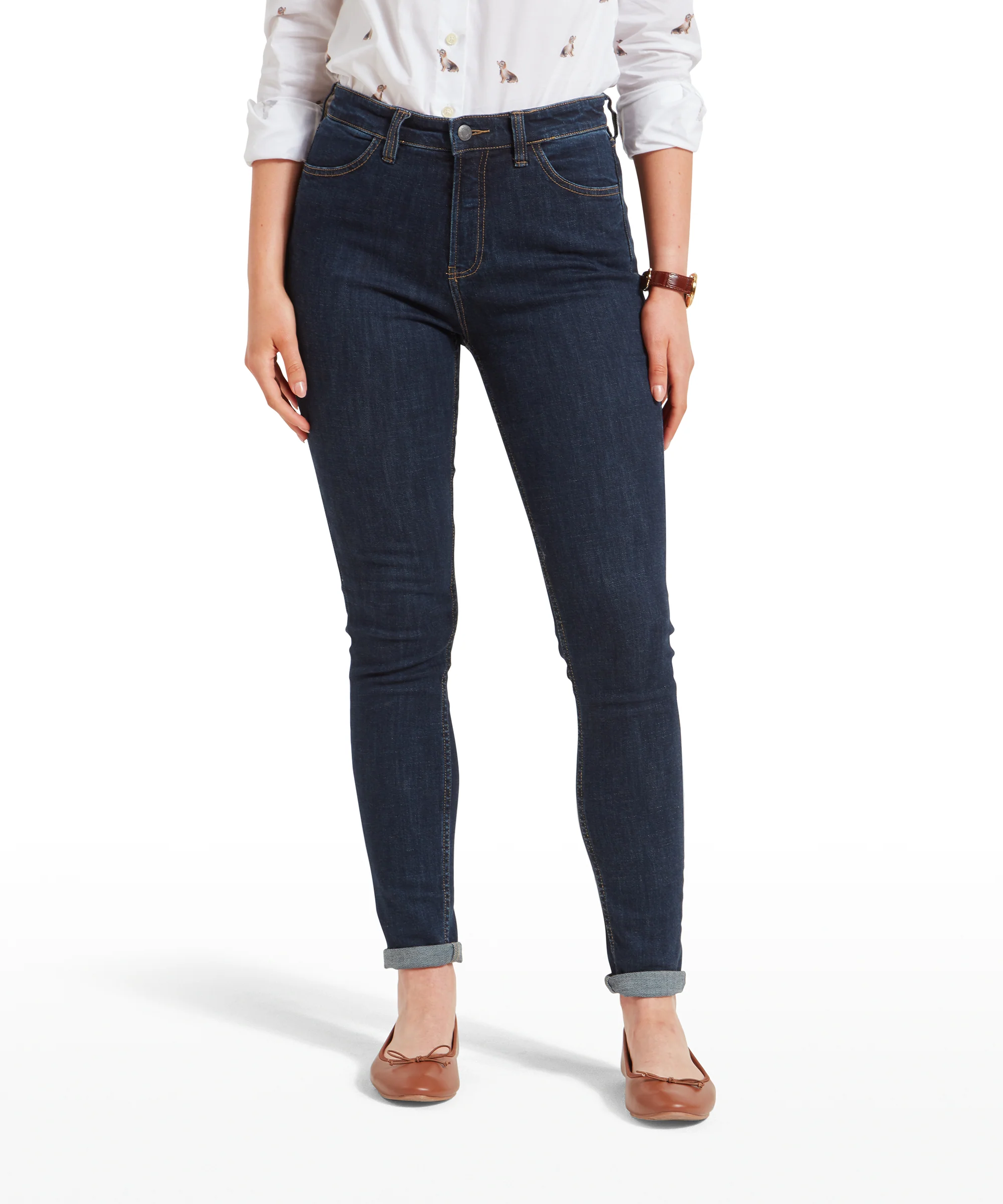Poppy Jeans - Dark Denim - Image 2