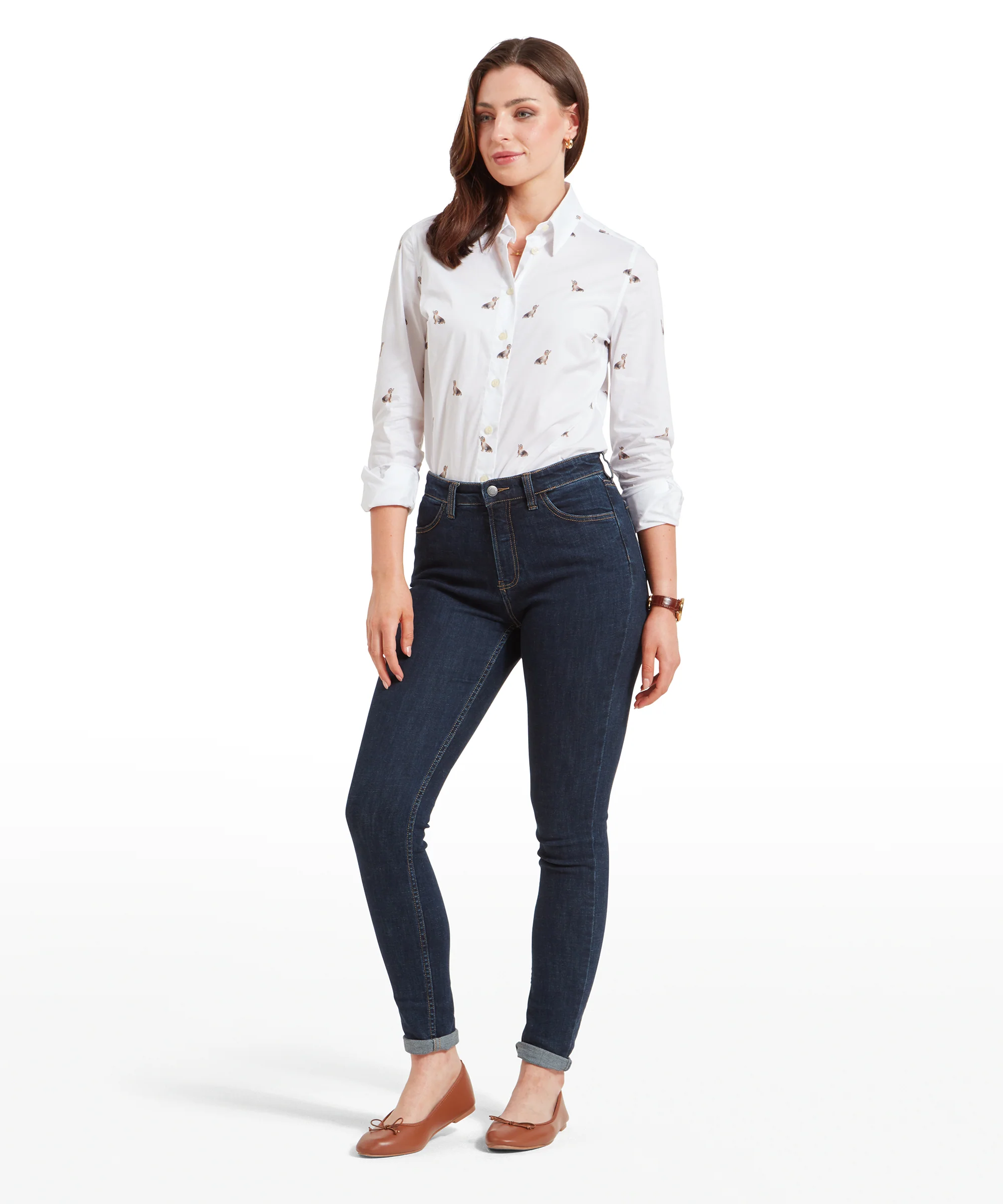 Poppy Jeans - Dark Denim - Image 3