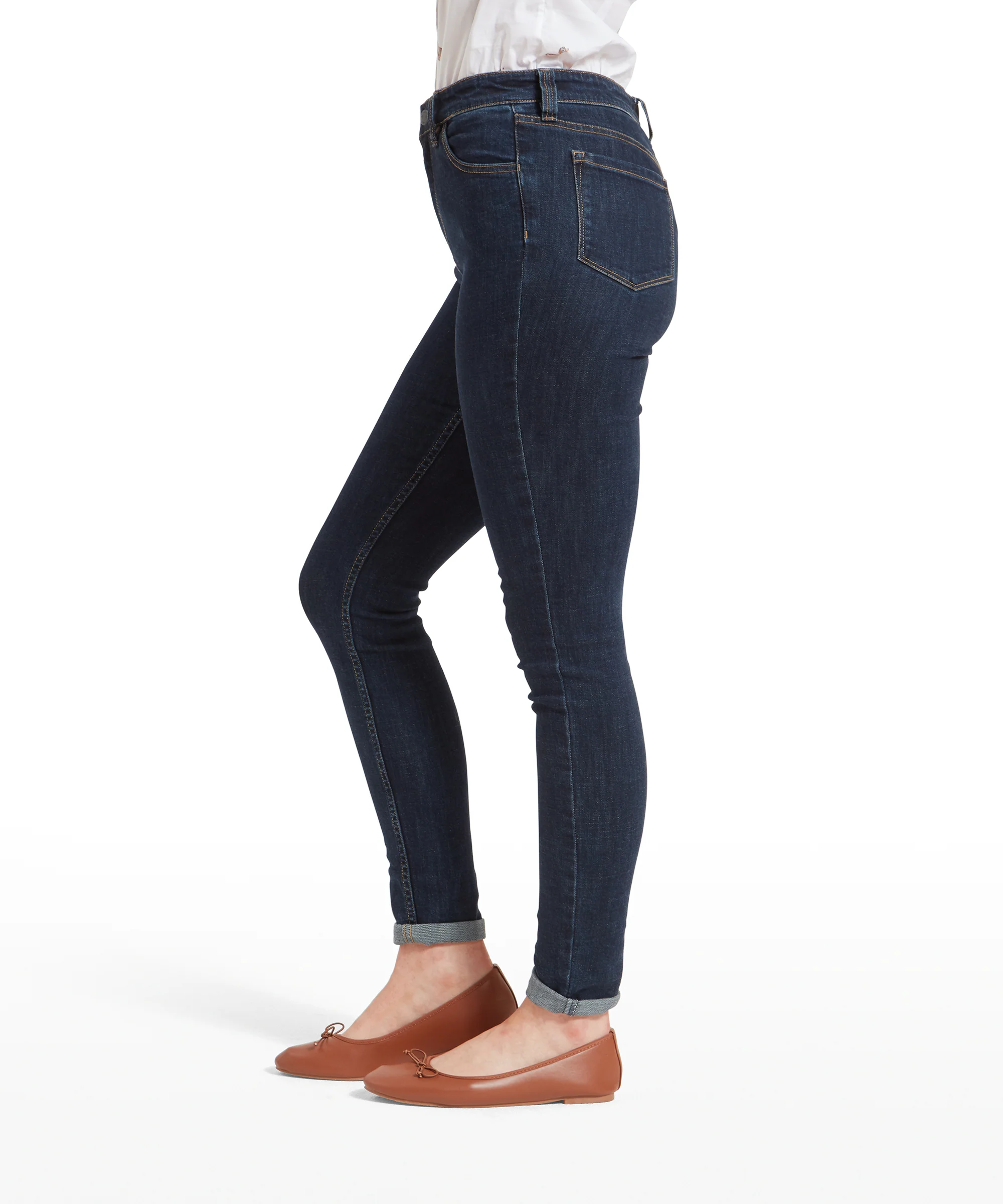 Poppy Jeans - Dark Denim - Image 4