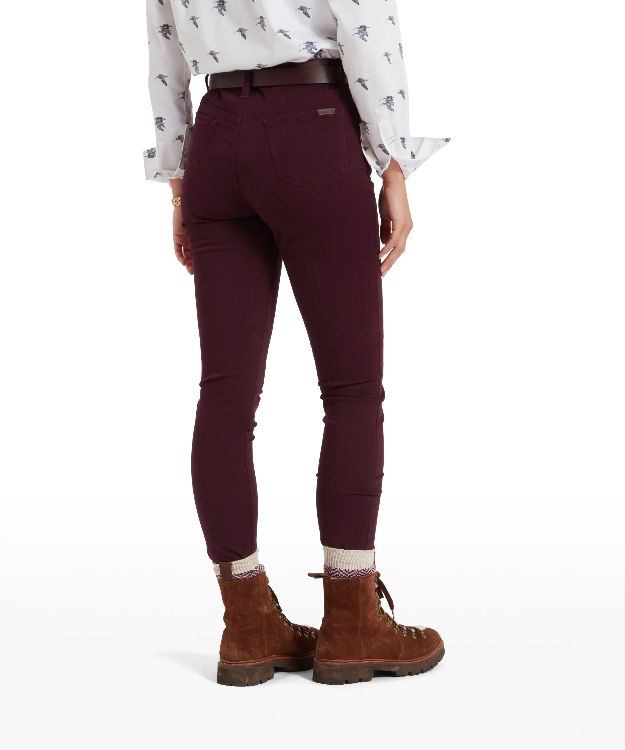 Poppy Jeans - Deep Plum - Image 5