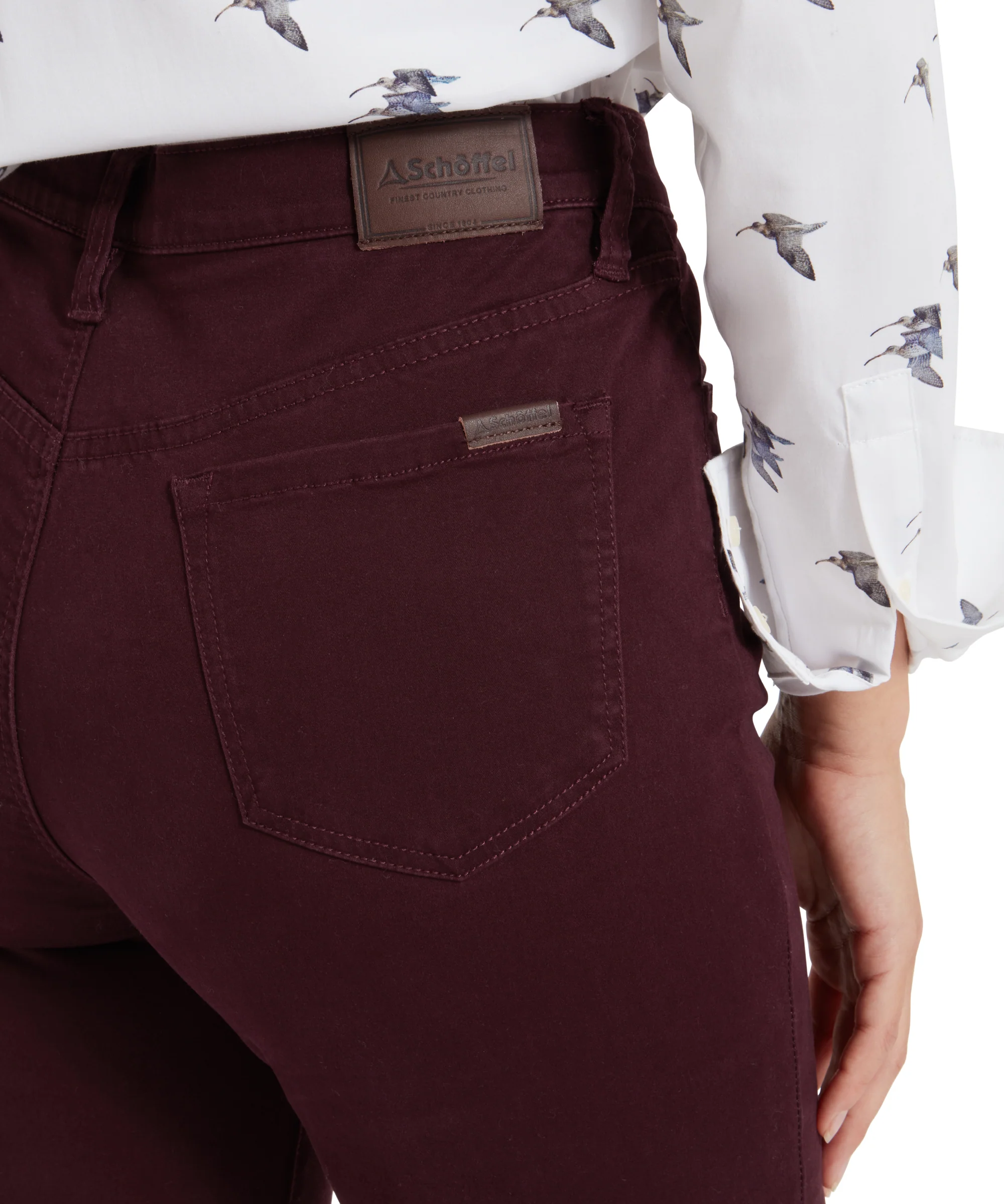 Poppy Jeans - Deep Plum - Image 6