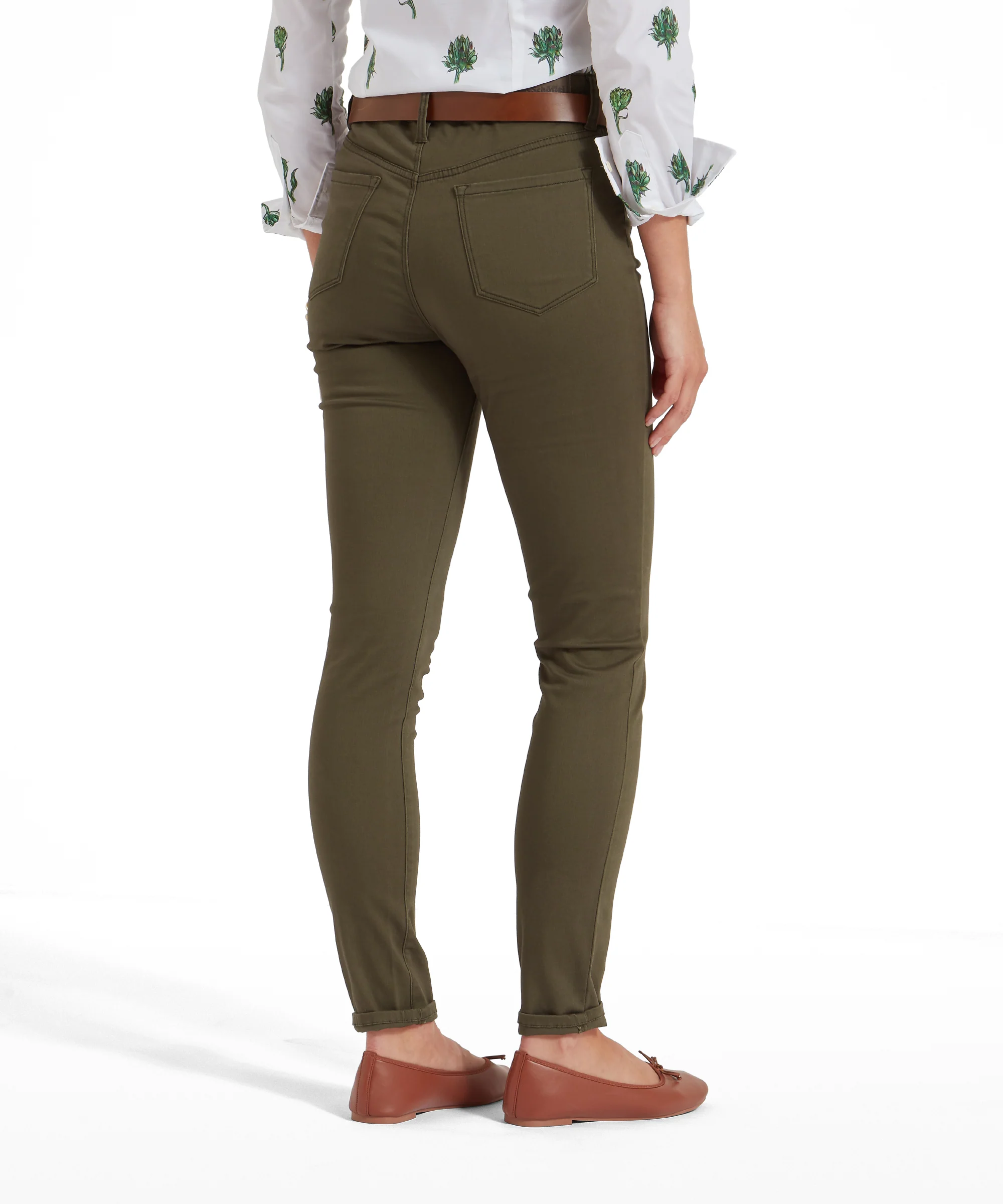 Poppy Jeans - Loden Green - Image 5