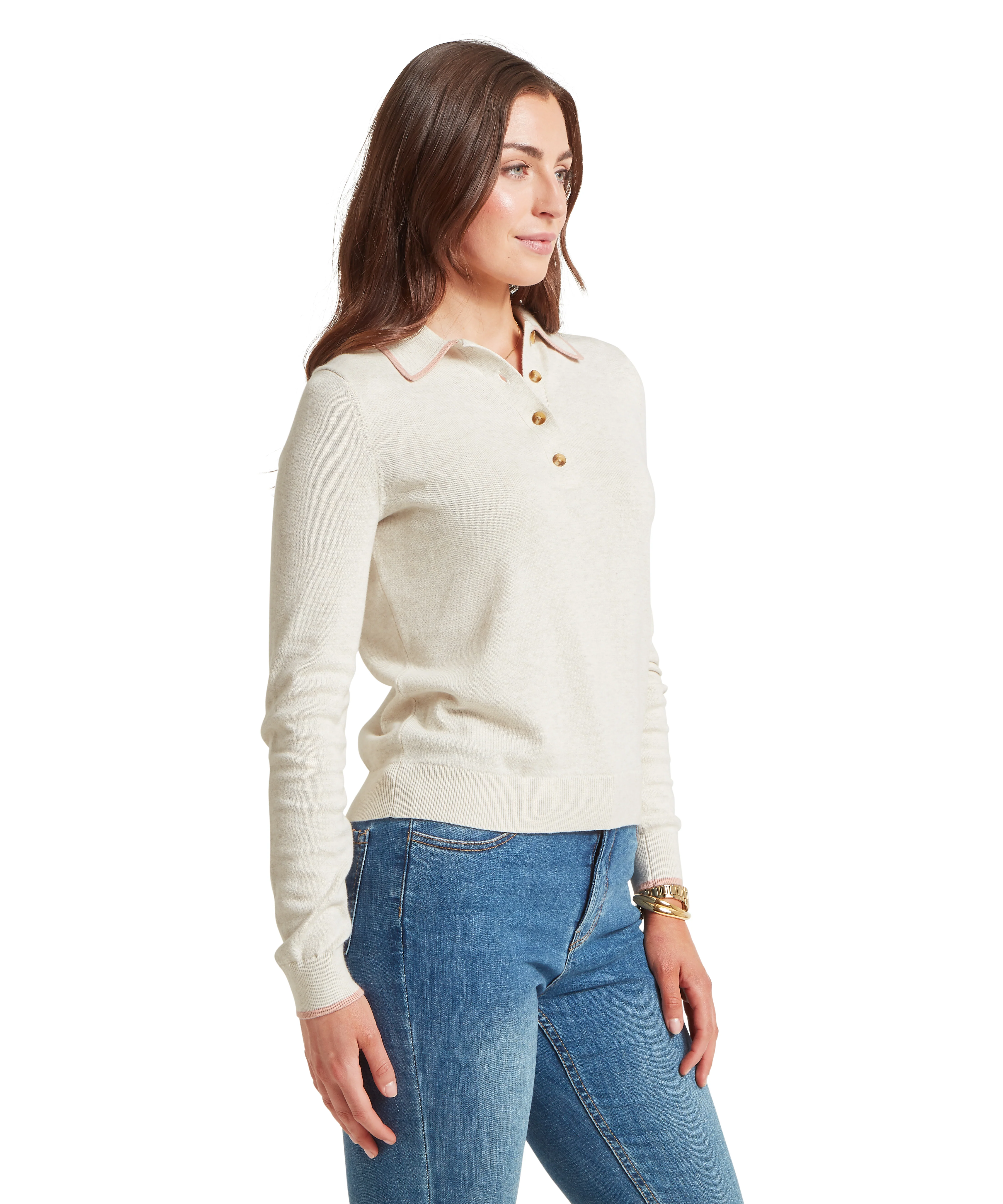 Portloe Jumper - Dove - Image 4
