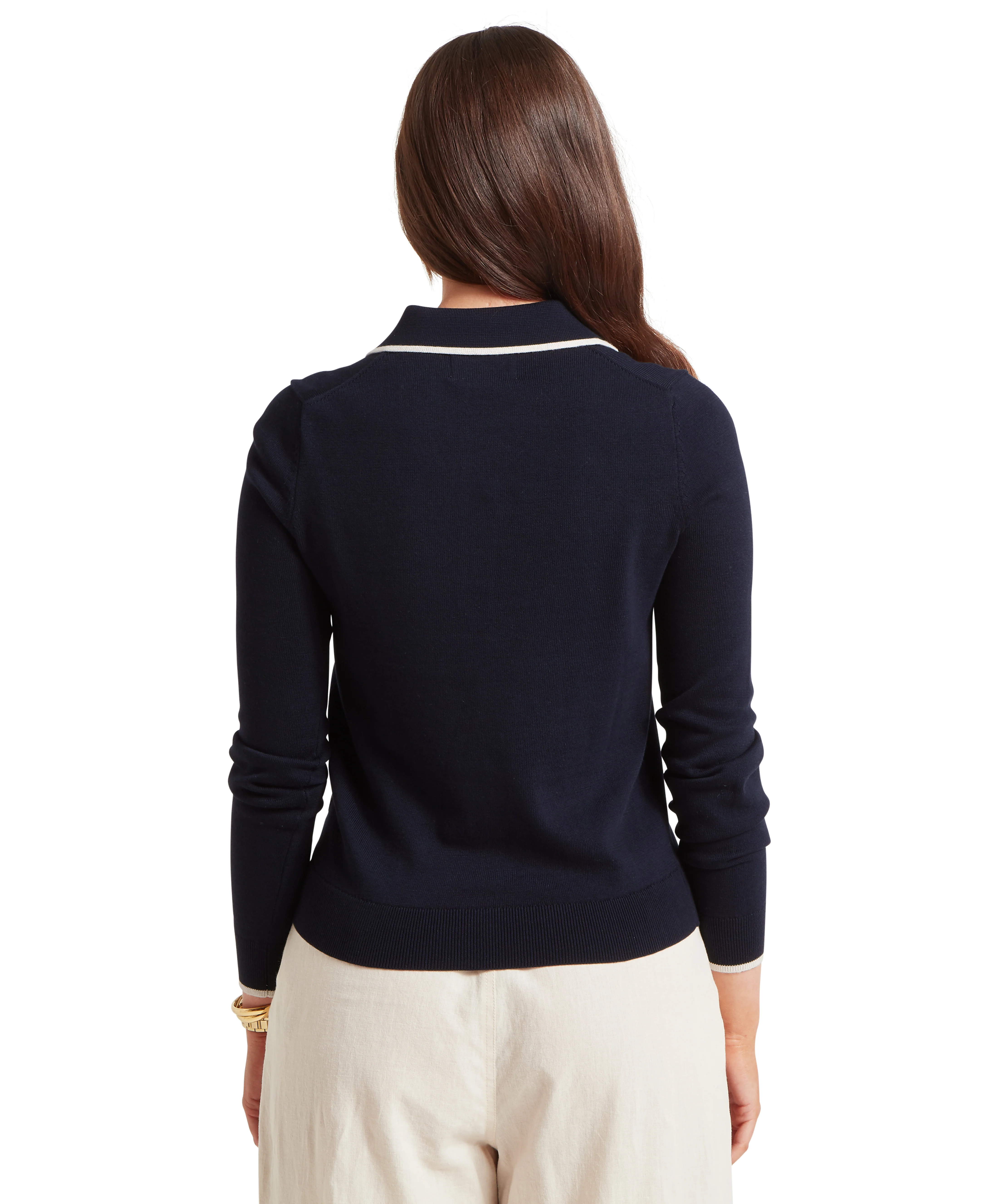 Portloe Jumper - Navy/Dove - Image 5