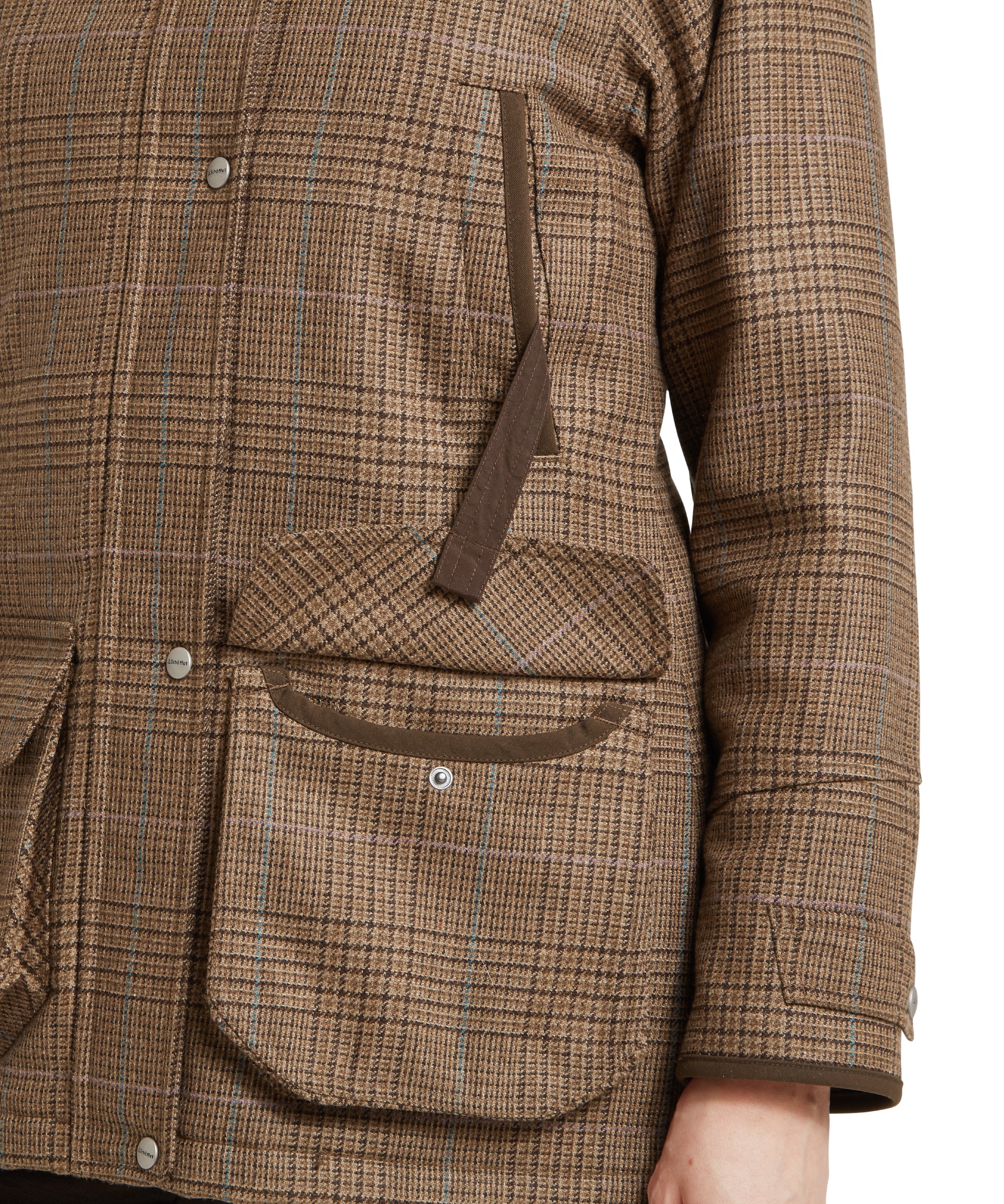 Women's Ptarmigan Tweed Coat - Teviot Tweed - Image 7