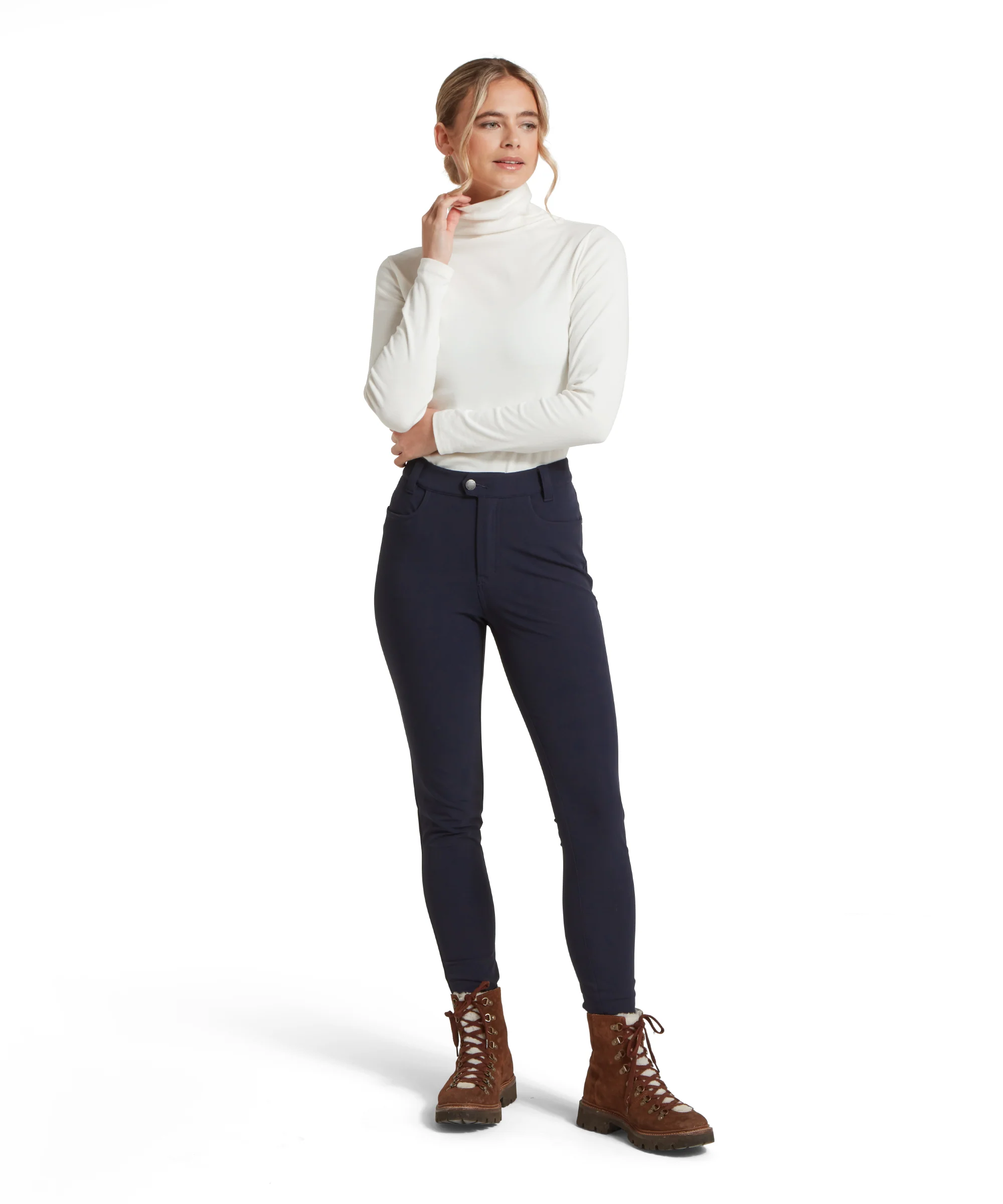 Rosedale Roll Neck - Soft White - Image 3