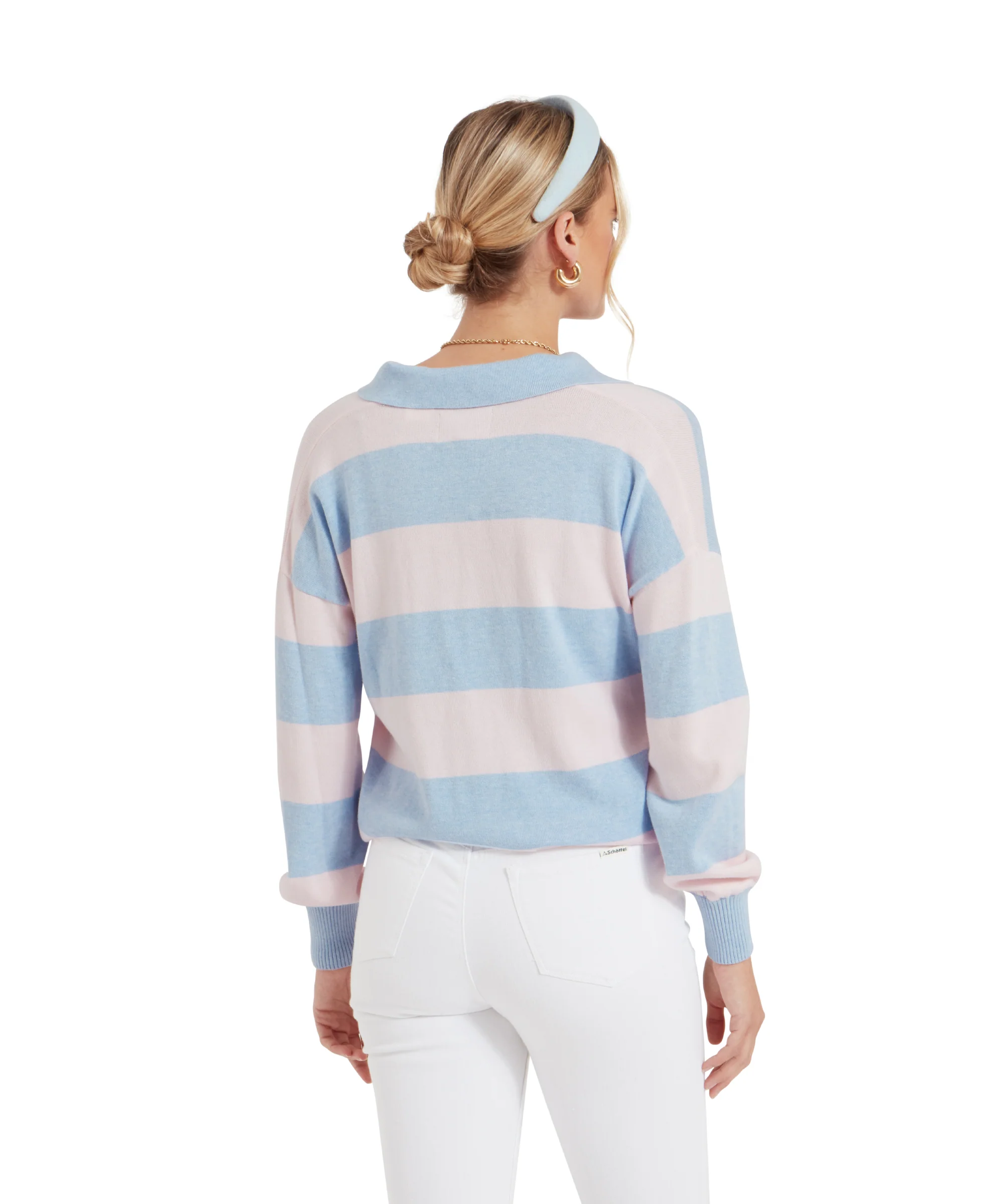 Roseland Jumper - Blush/Pale Blue - Image 6