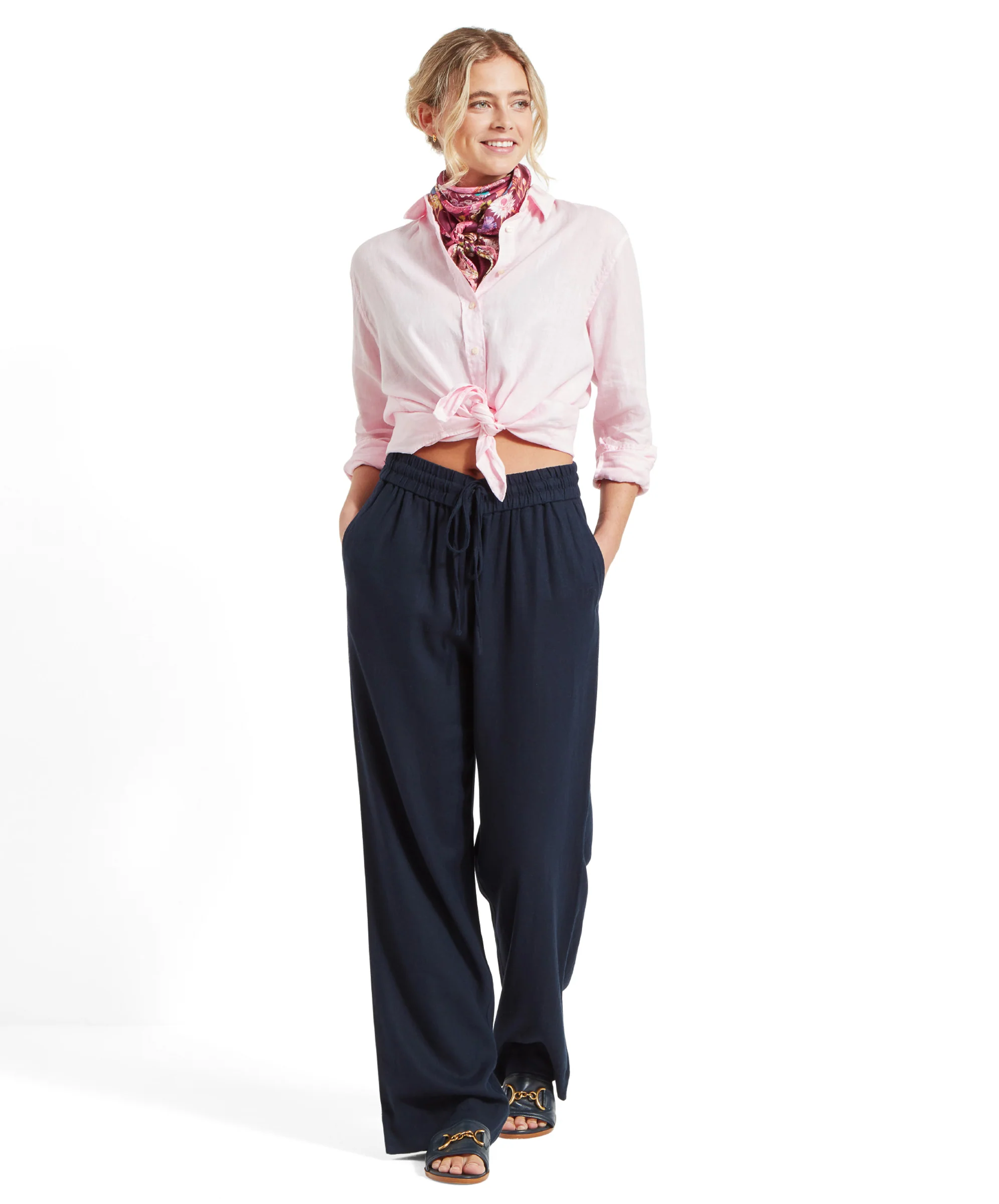 Salthouse Linen Shirt - Pale Pink - Image 3