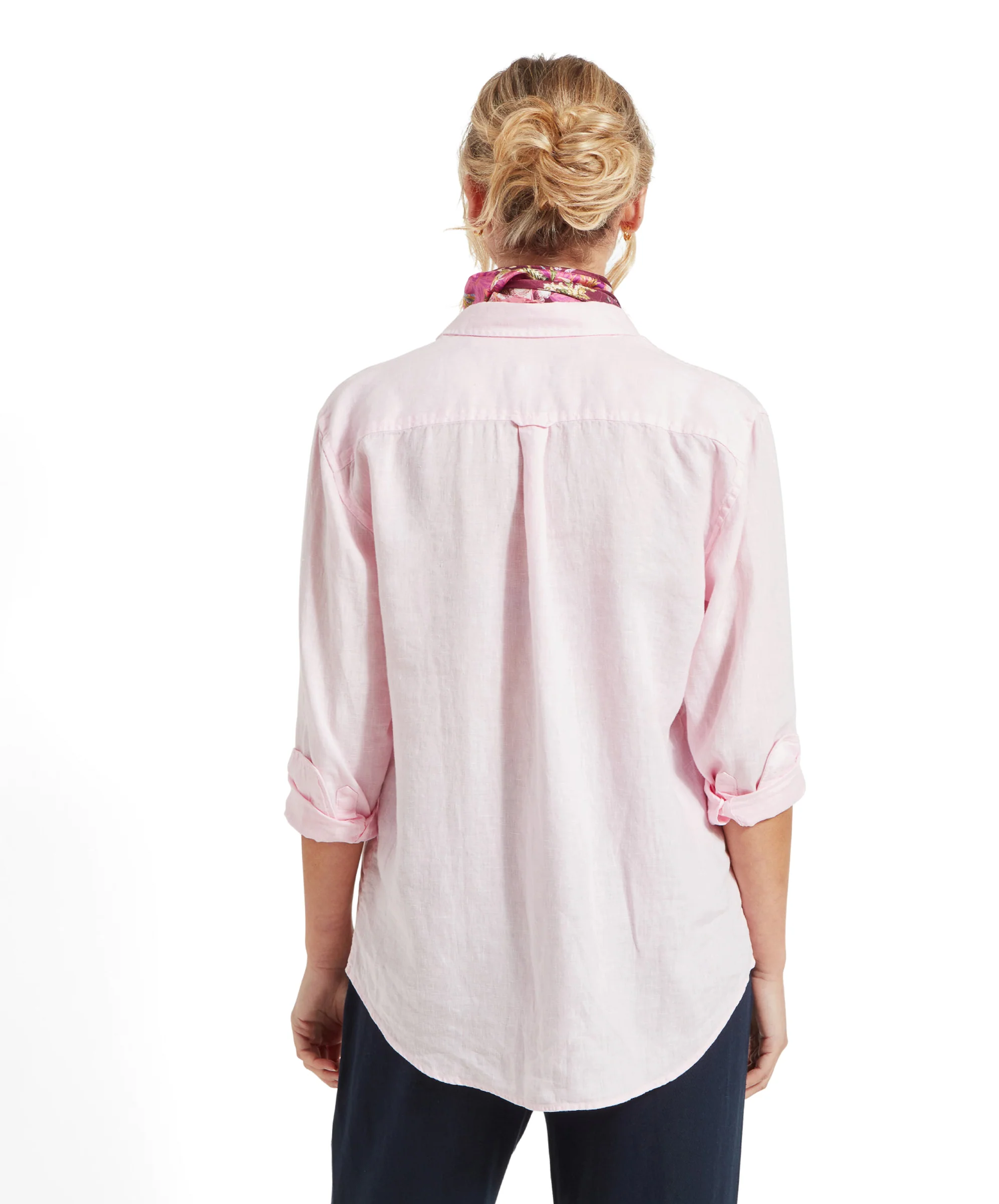 Salthouse Linen Shirt - Pale Pink - Image 5