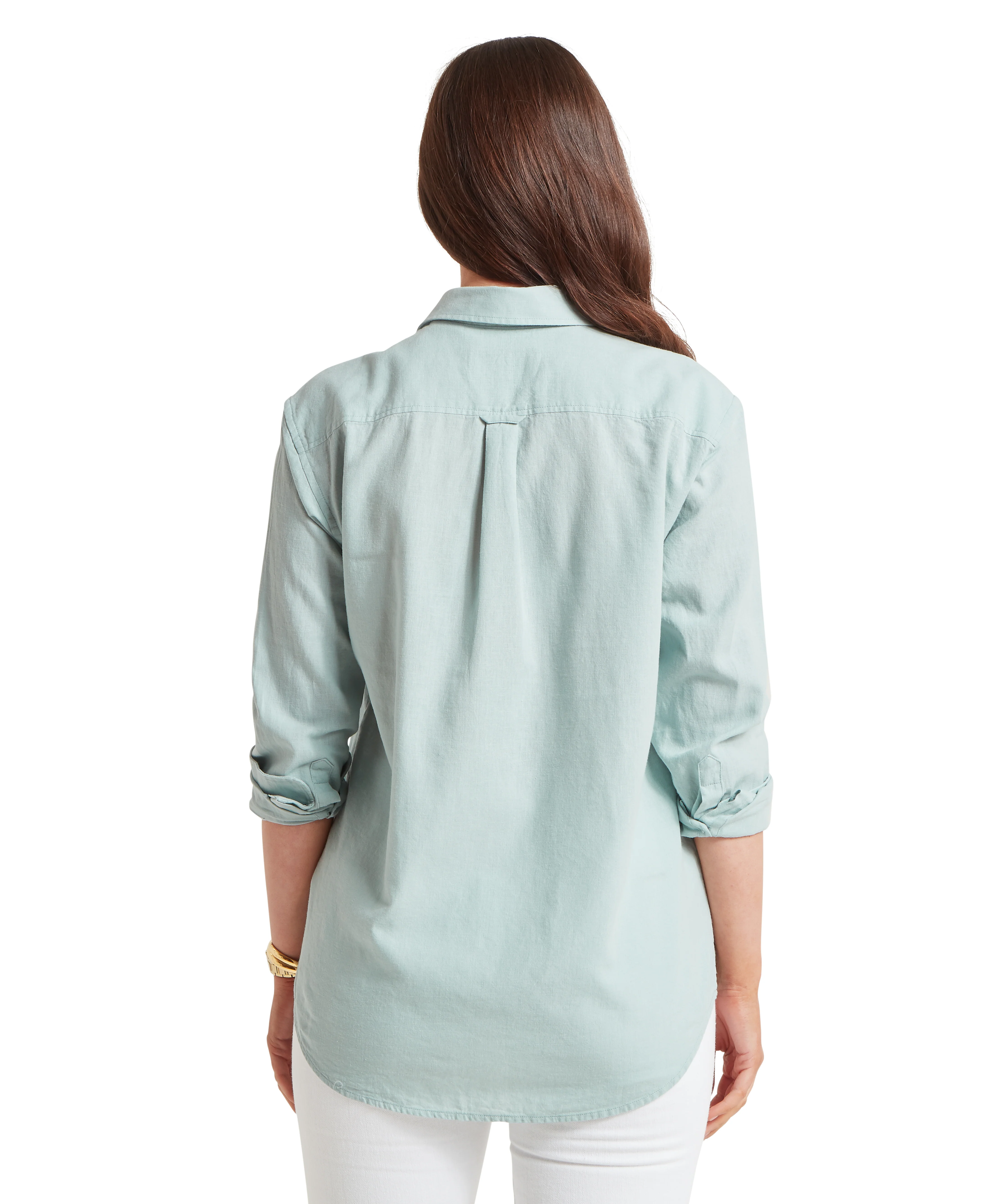 Salthouse Linen Shirt - Surf Blue - Image 5