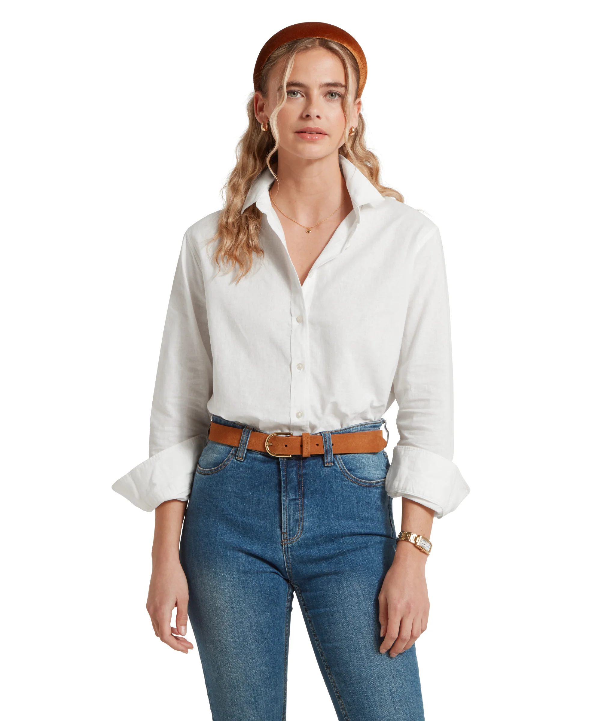 Salthouse Linen Shirt - White - Image 3