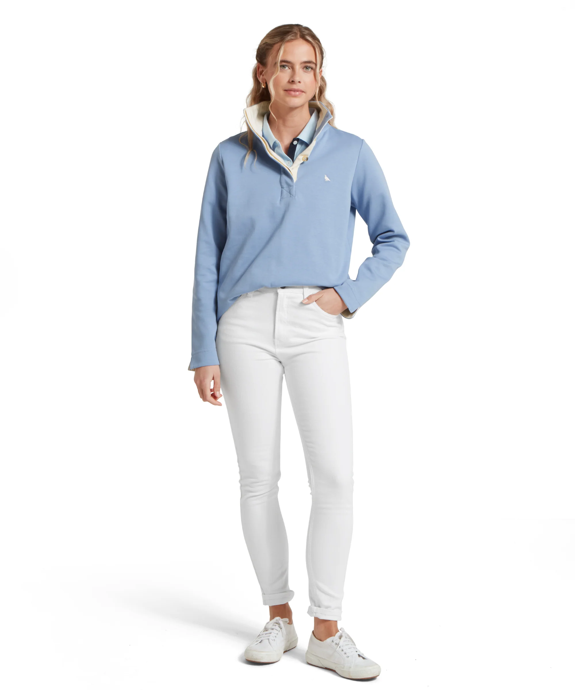 Sandown Sweatshirt - Denim Blue - Image 3