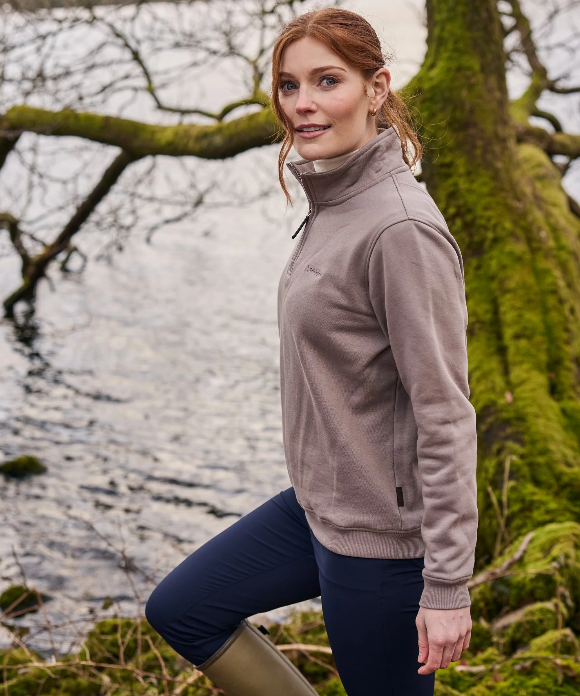 Sennen Cove Sweatshirt - Mushroom - Image 2