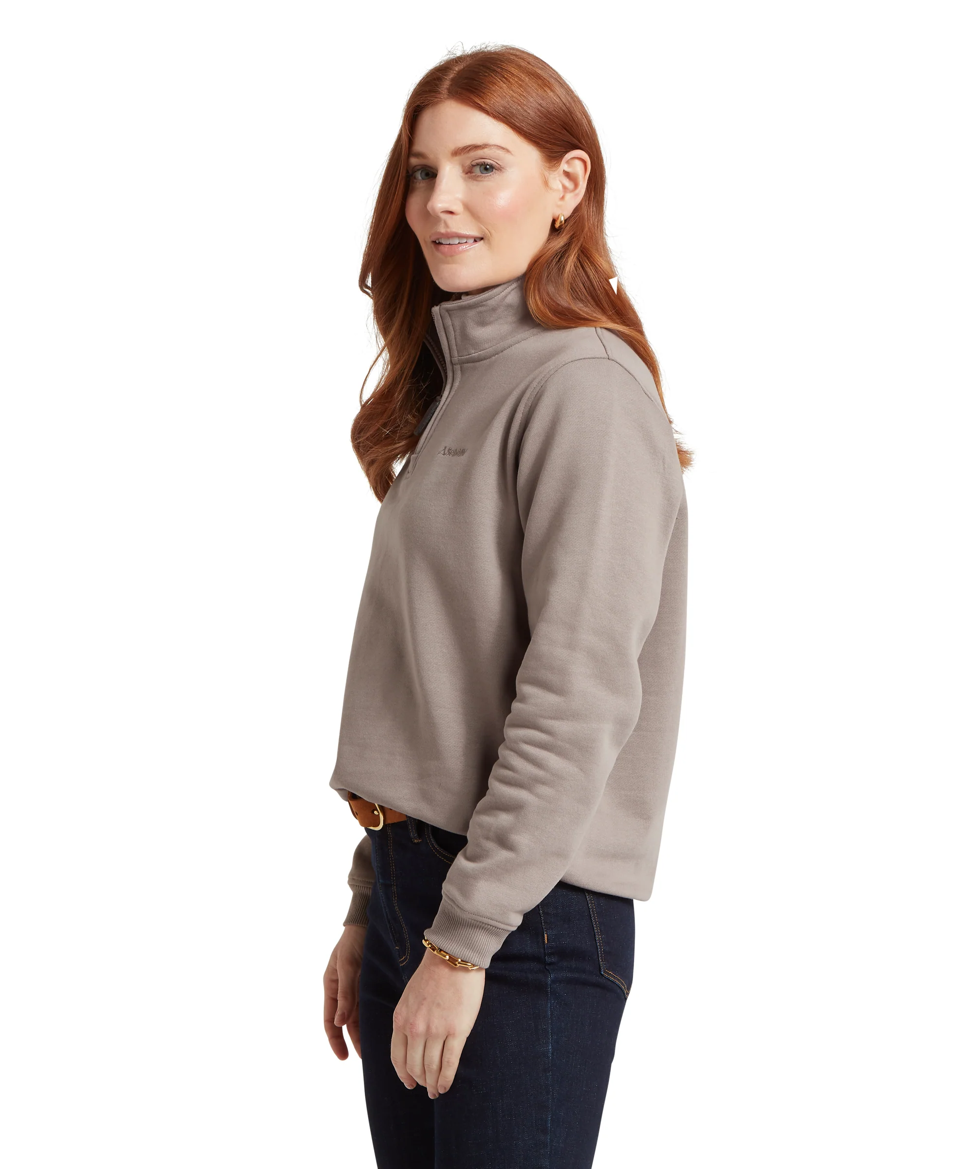 Sennen Cove Sweatshirt - Mushroom - Image 5