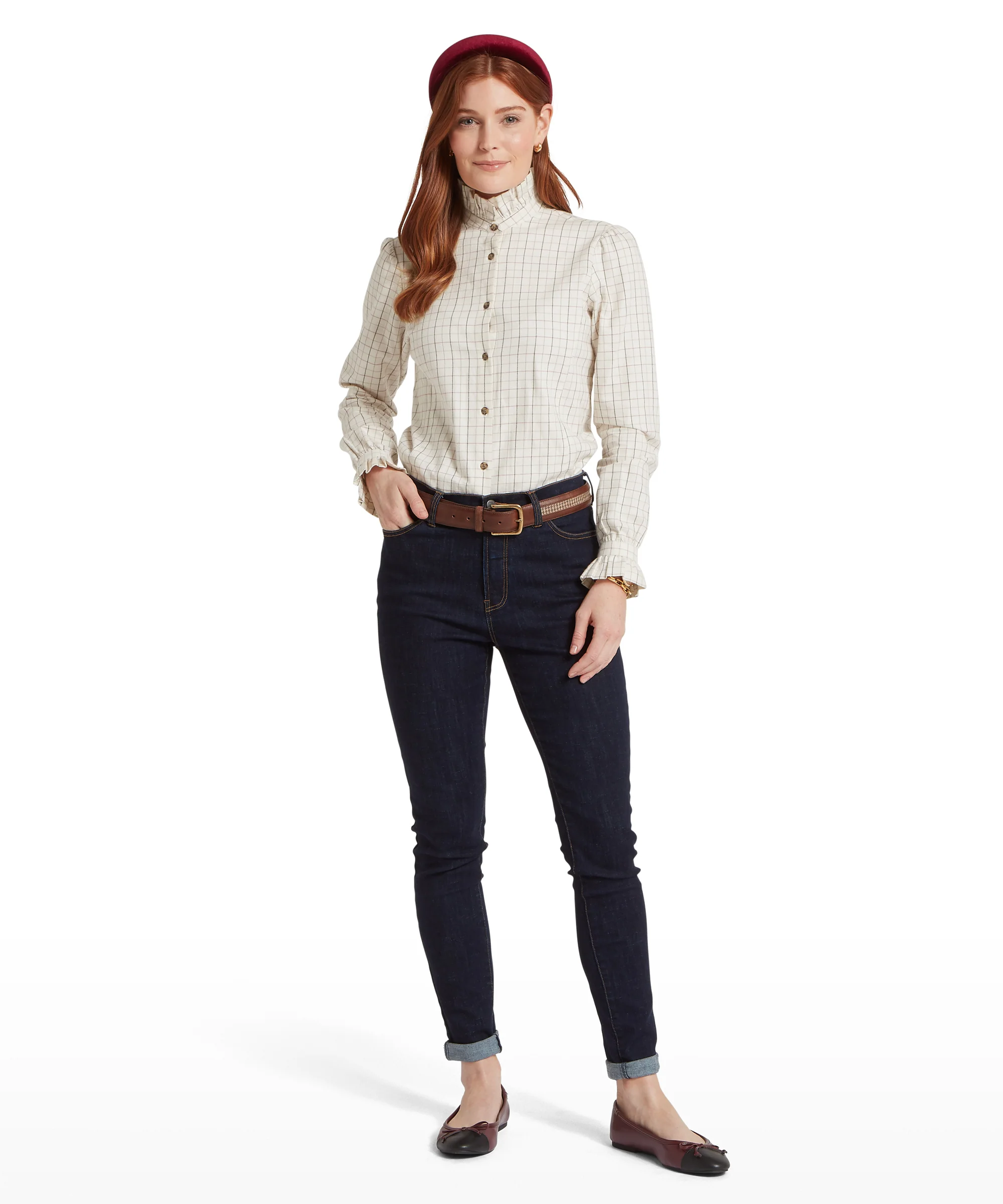 Sheringham Shirt - Cobblestone Tattersall - Image 4