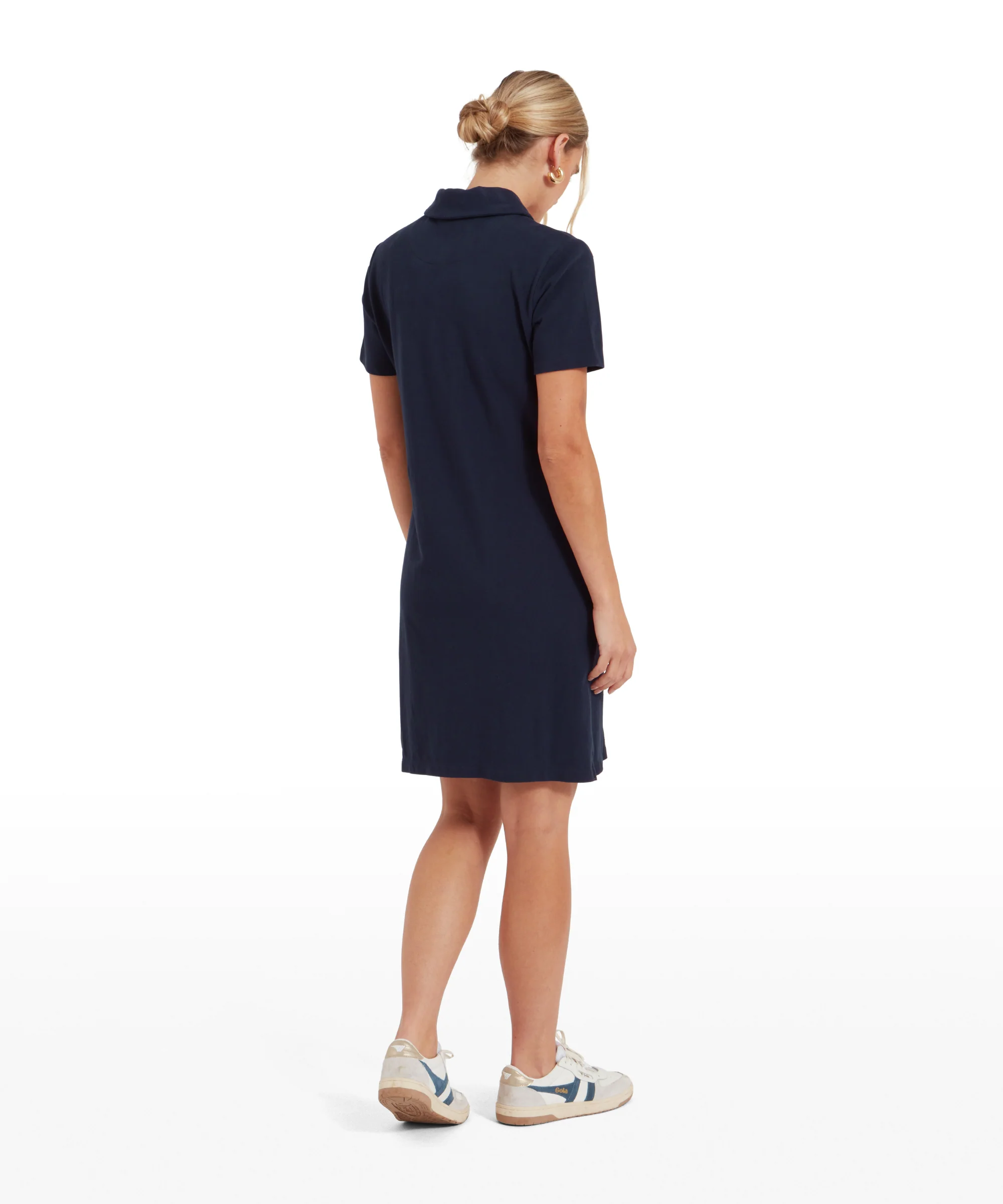 St Ives Polo Dress - Navy - Image 6