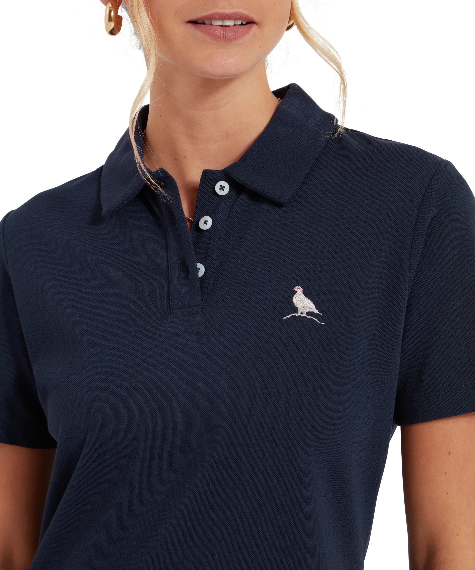 St Ives Polo Dress - Navy - Image 7