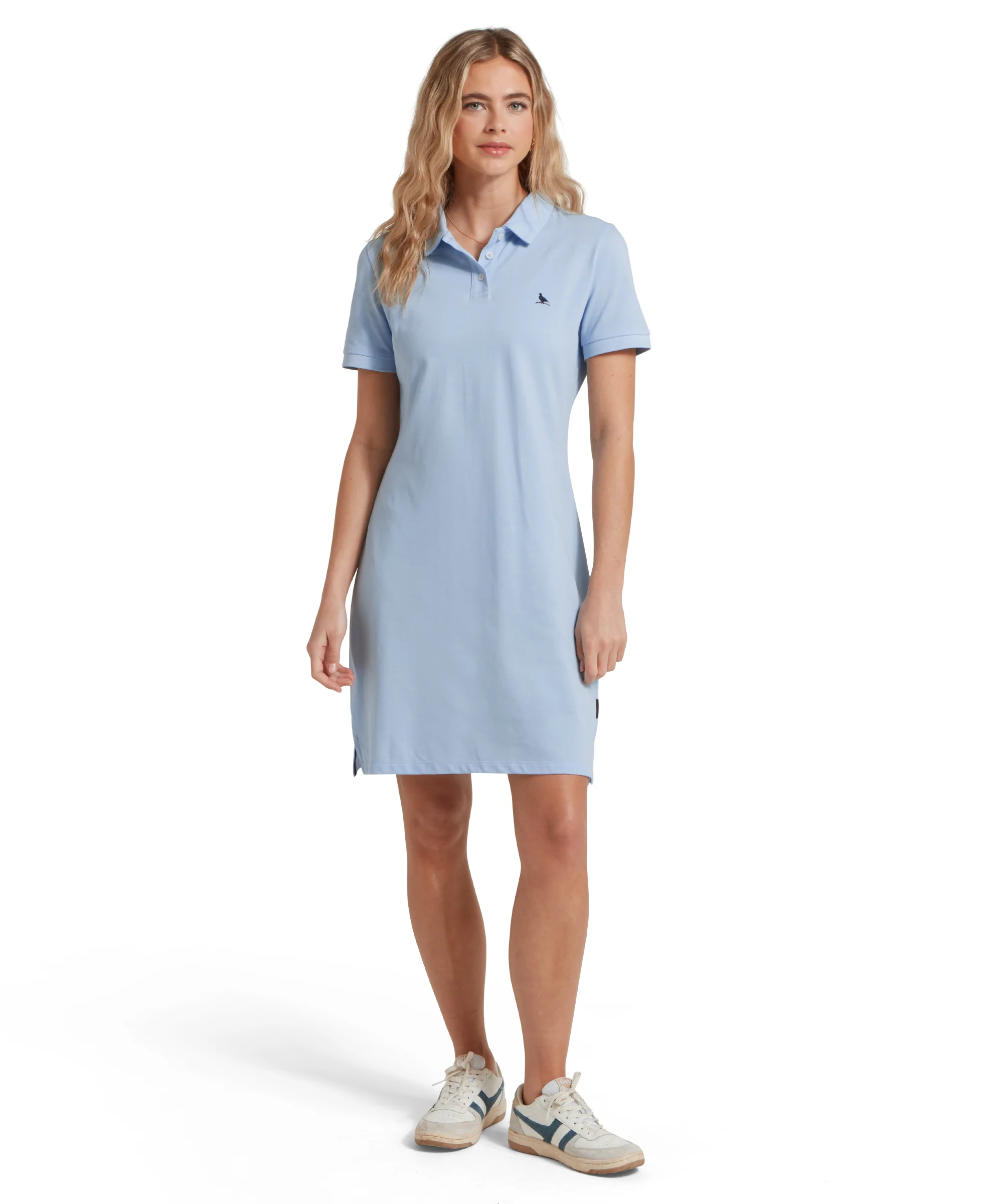 St Ives Polo Dress - Sky Blue - Image 2