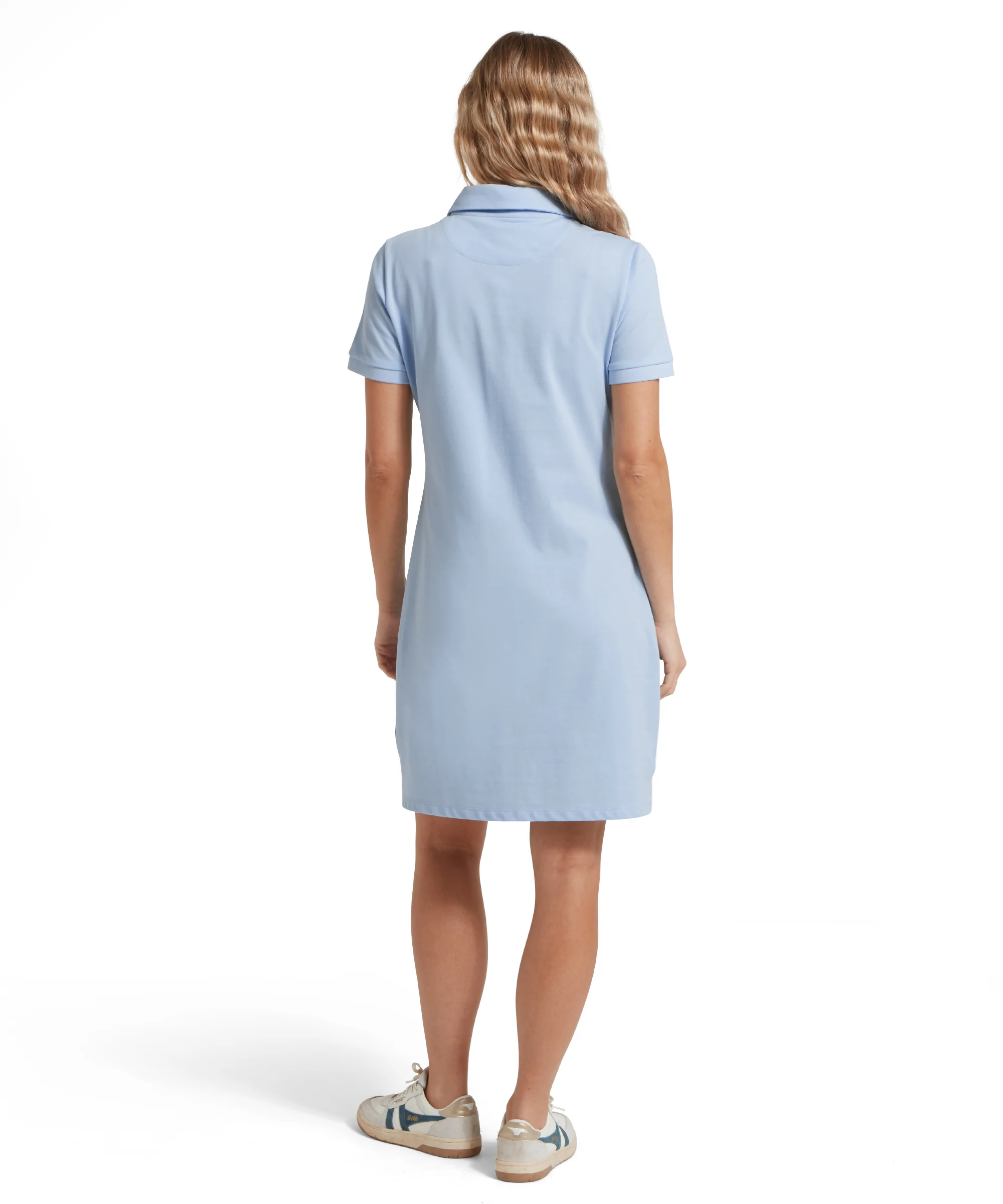 St Ives Polo Dress - Sky Blue - Image 4