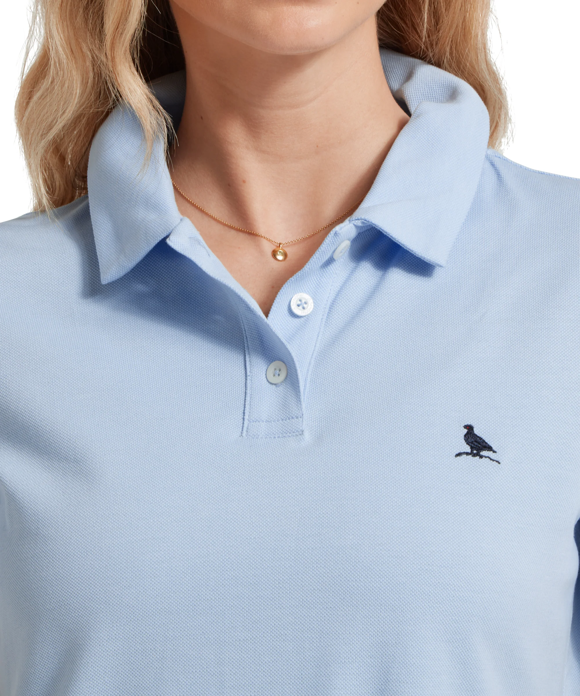 St Ives Polo Dress - Sky Blue - Image 5