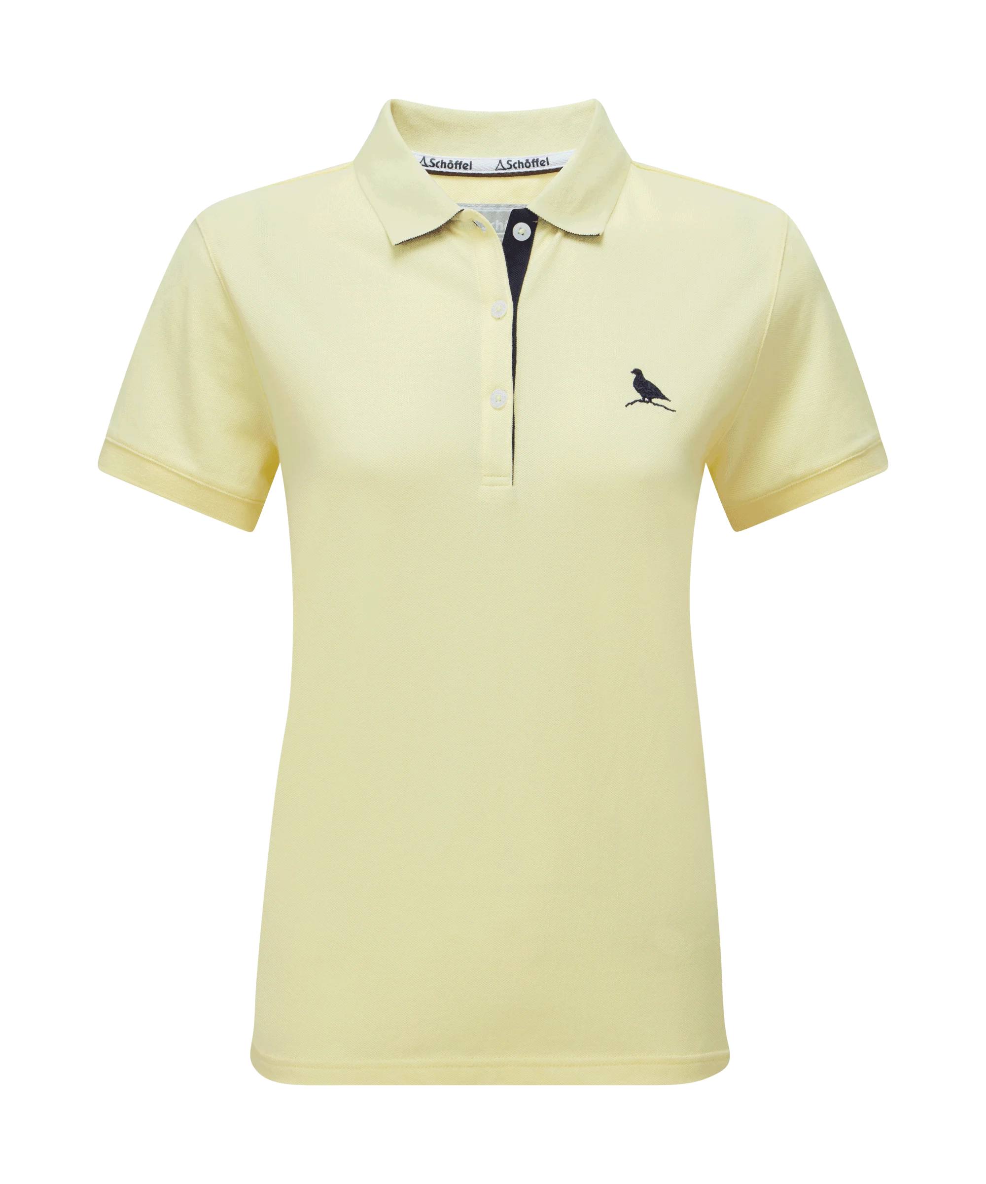 Women's St Ives Polo Shirt - Pale Lemon