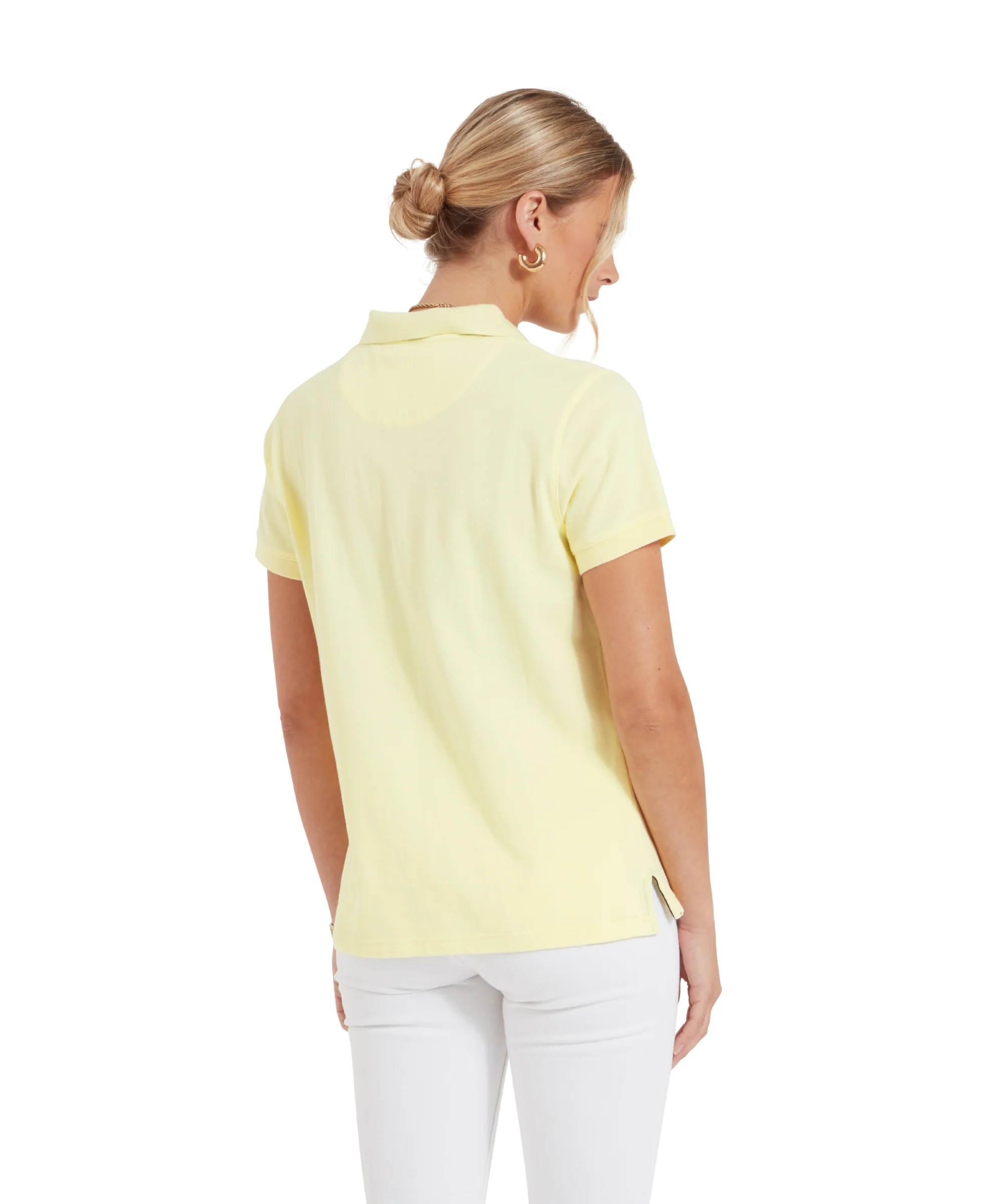 Women's St Ives Polo Shirt - Pale Lemon - Image 5
