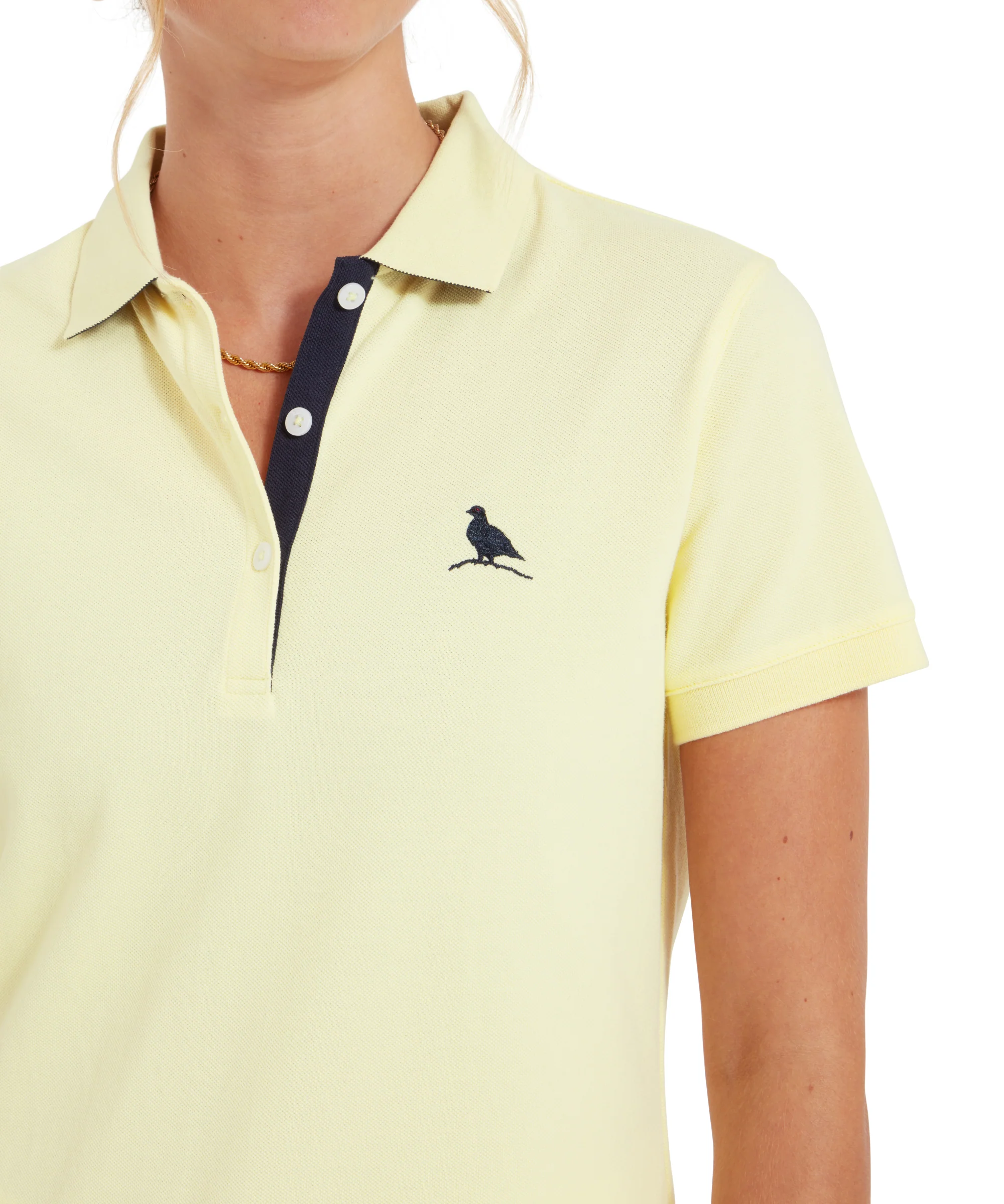 Women's St Ives Polo Shirt - Pale Lemon - Image 6