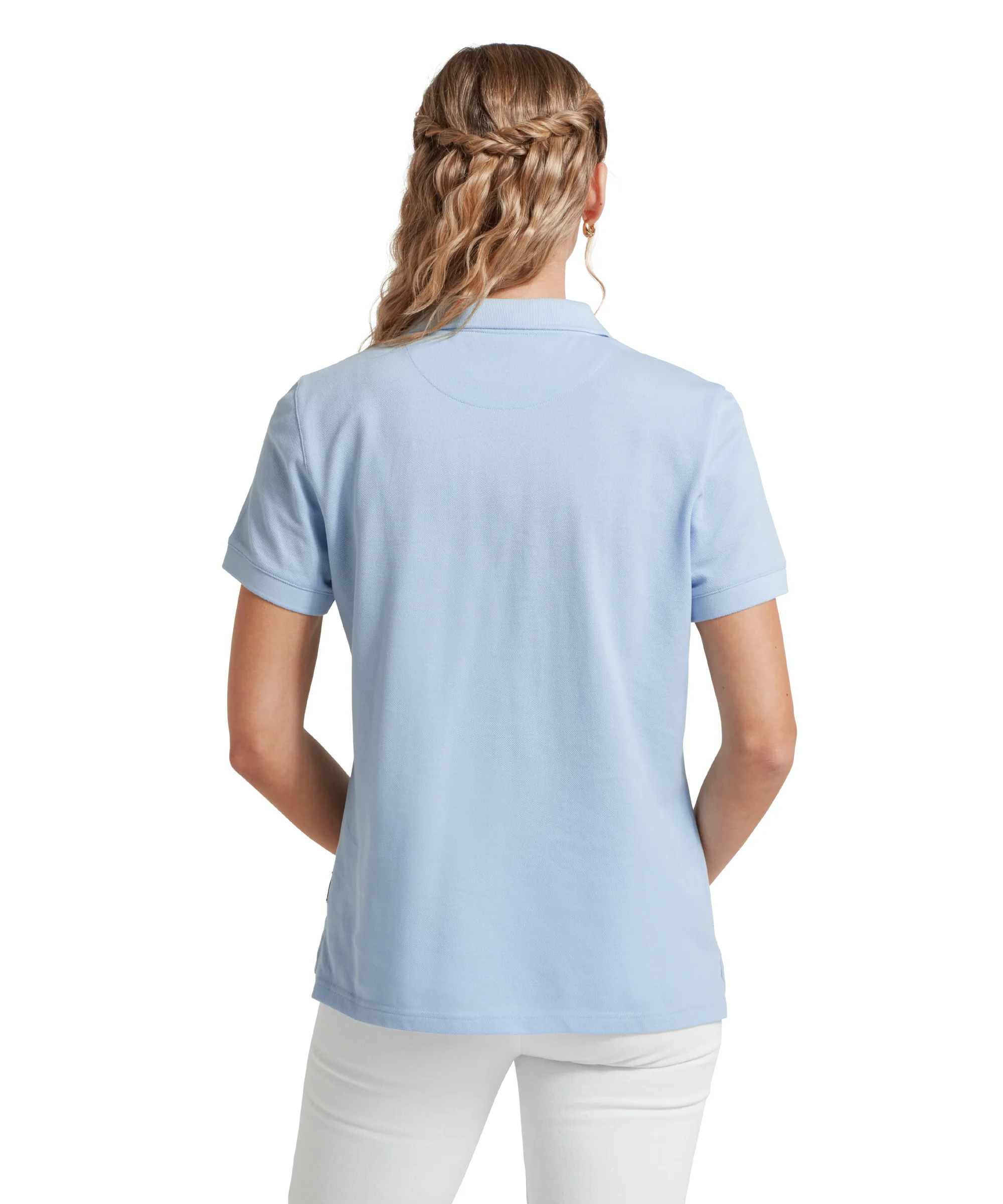 Women's St Ives Polo Shirt - Sky Blue - Image 6