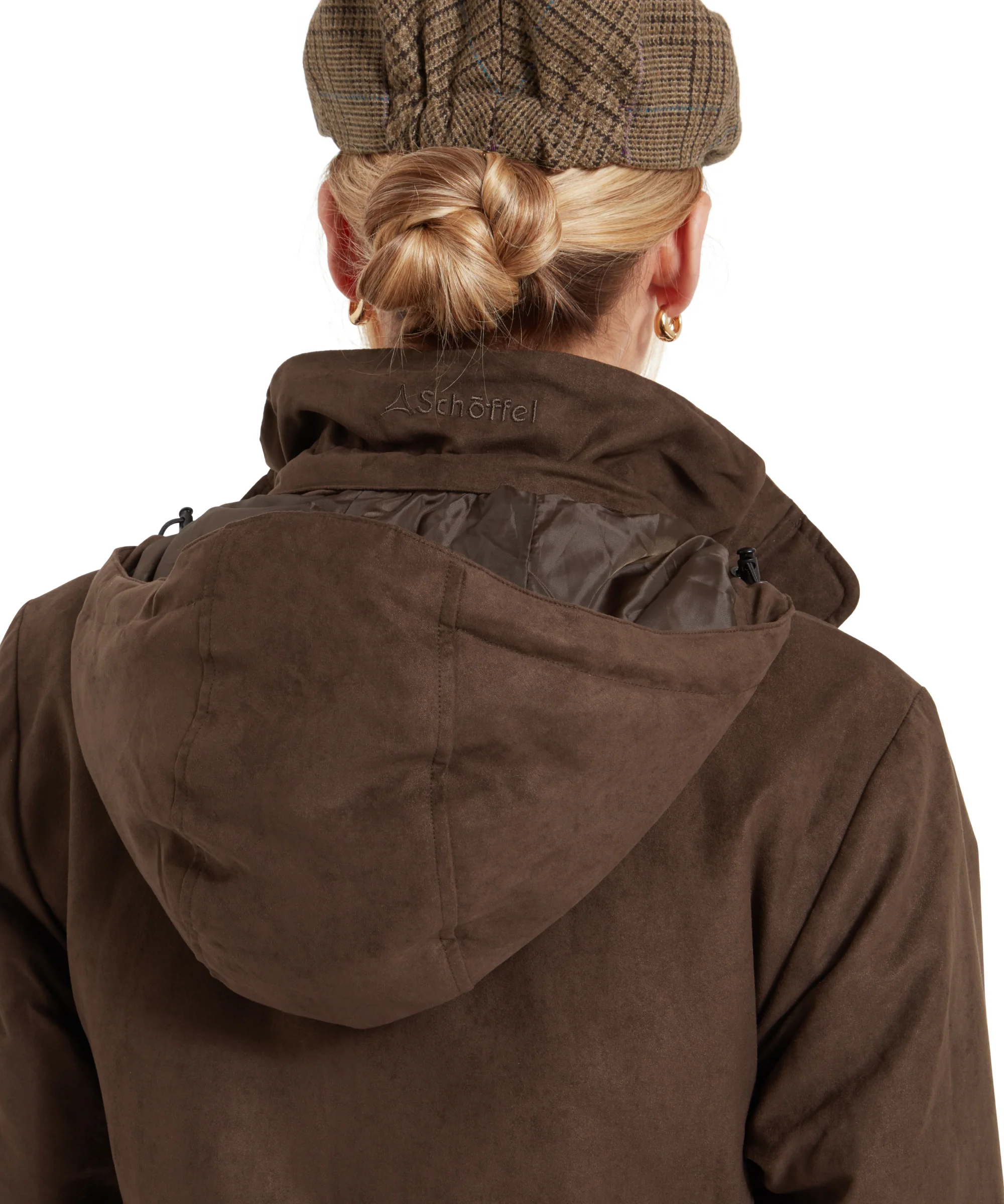 Teal Shooting Coat - Coffee Bean - Image 9
