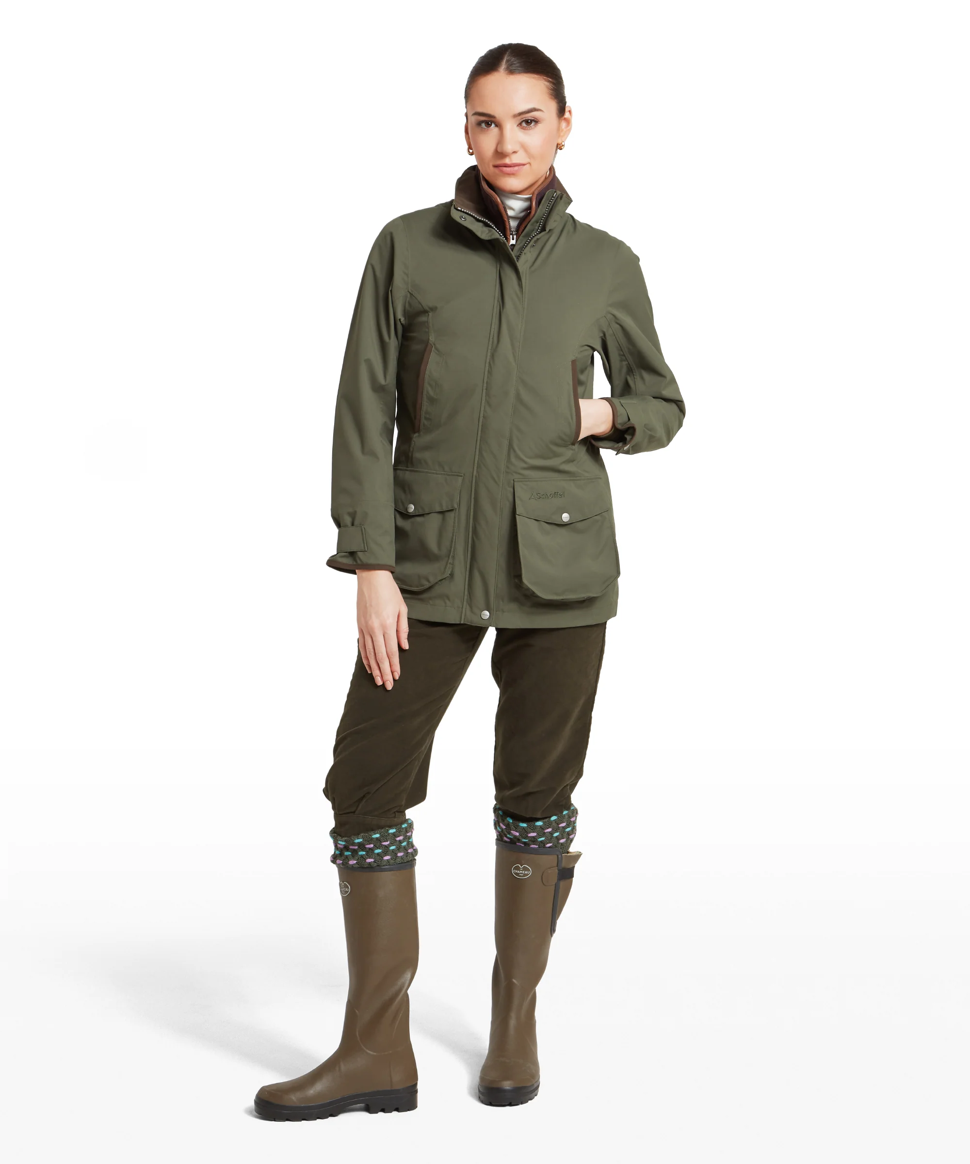 Teal Ultralight Coat - Forest - Image 4