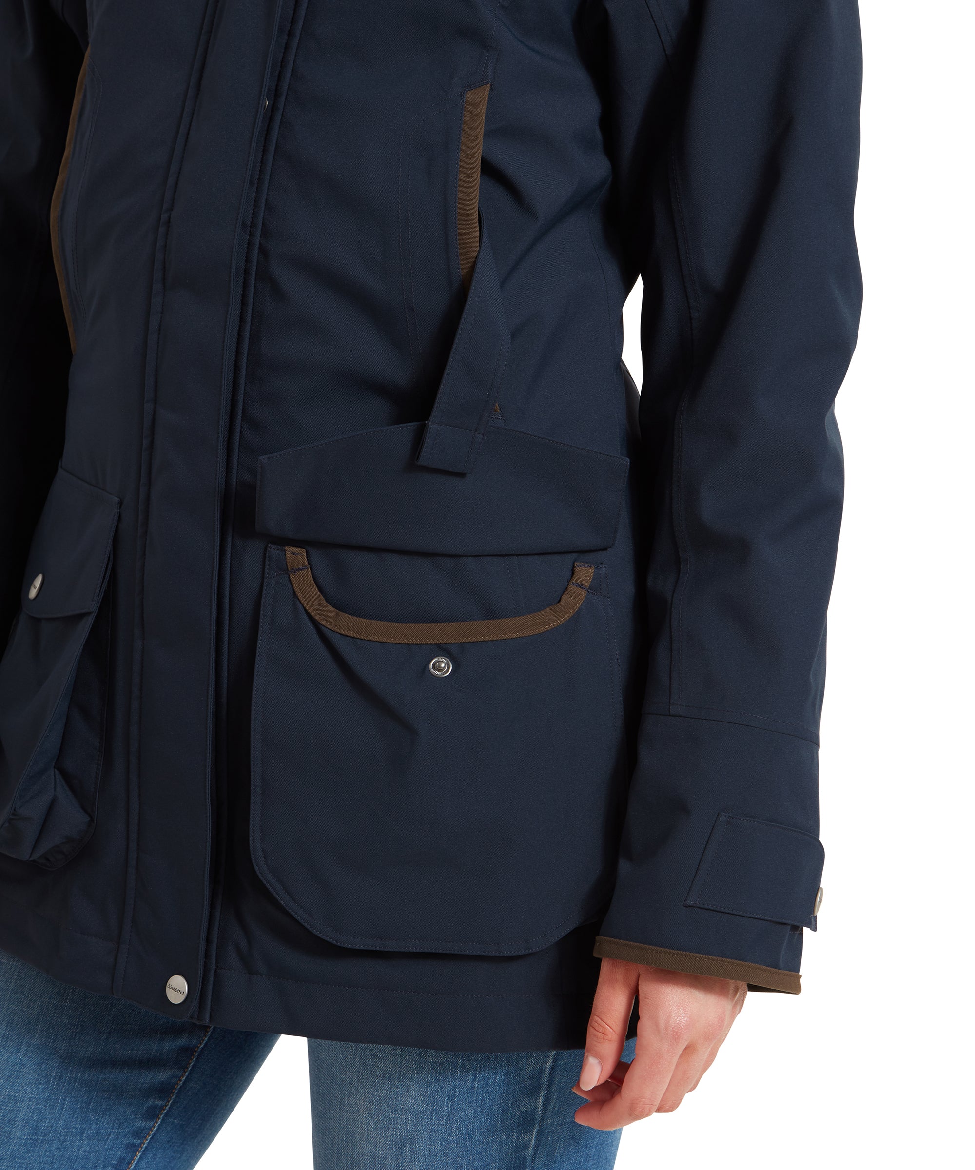 Teal Ultralight Coat - True Navy - Image 8