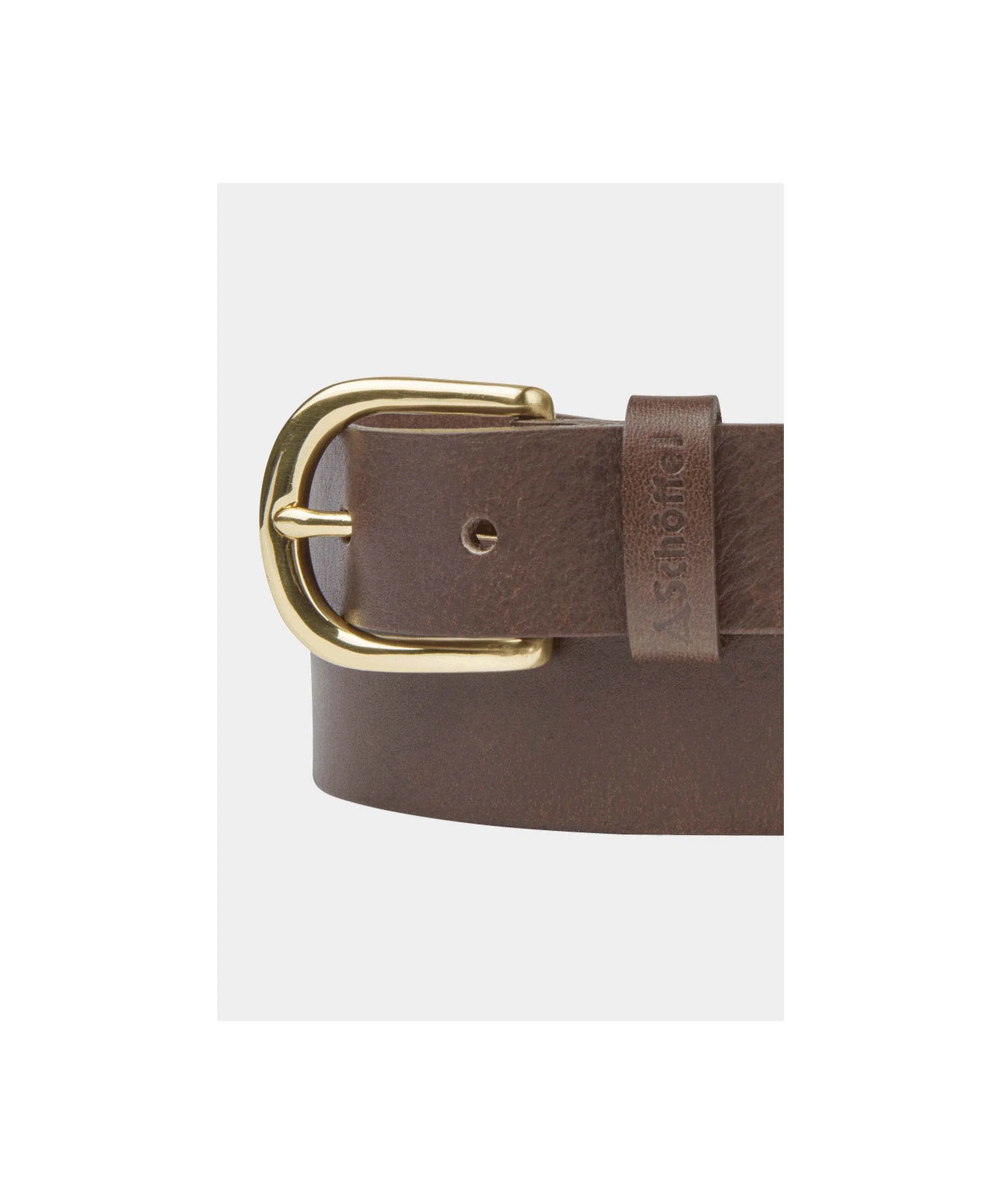 Tideswell Leather Belt - Dark Brown - Image 2