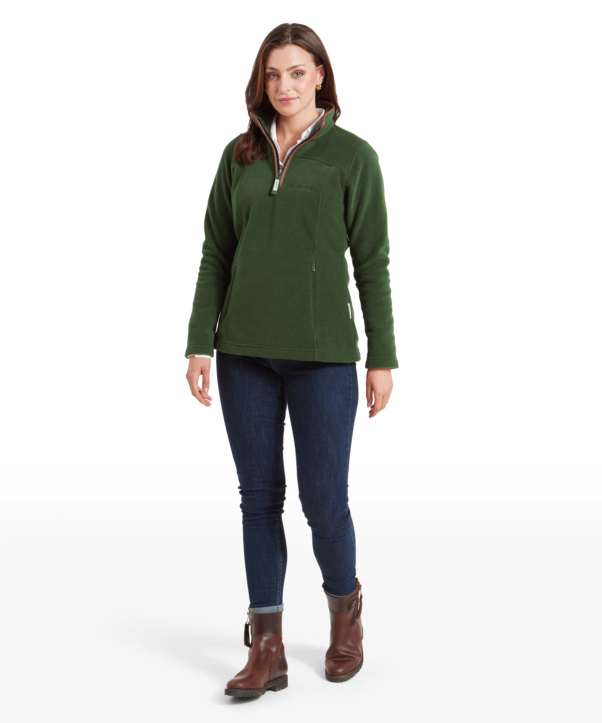 Tilton II Quarter Zip Fleece - Forest - Image 3